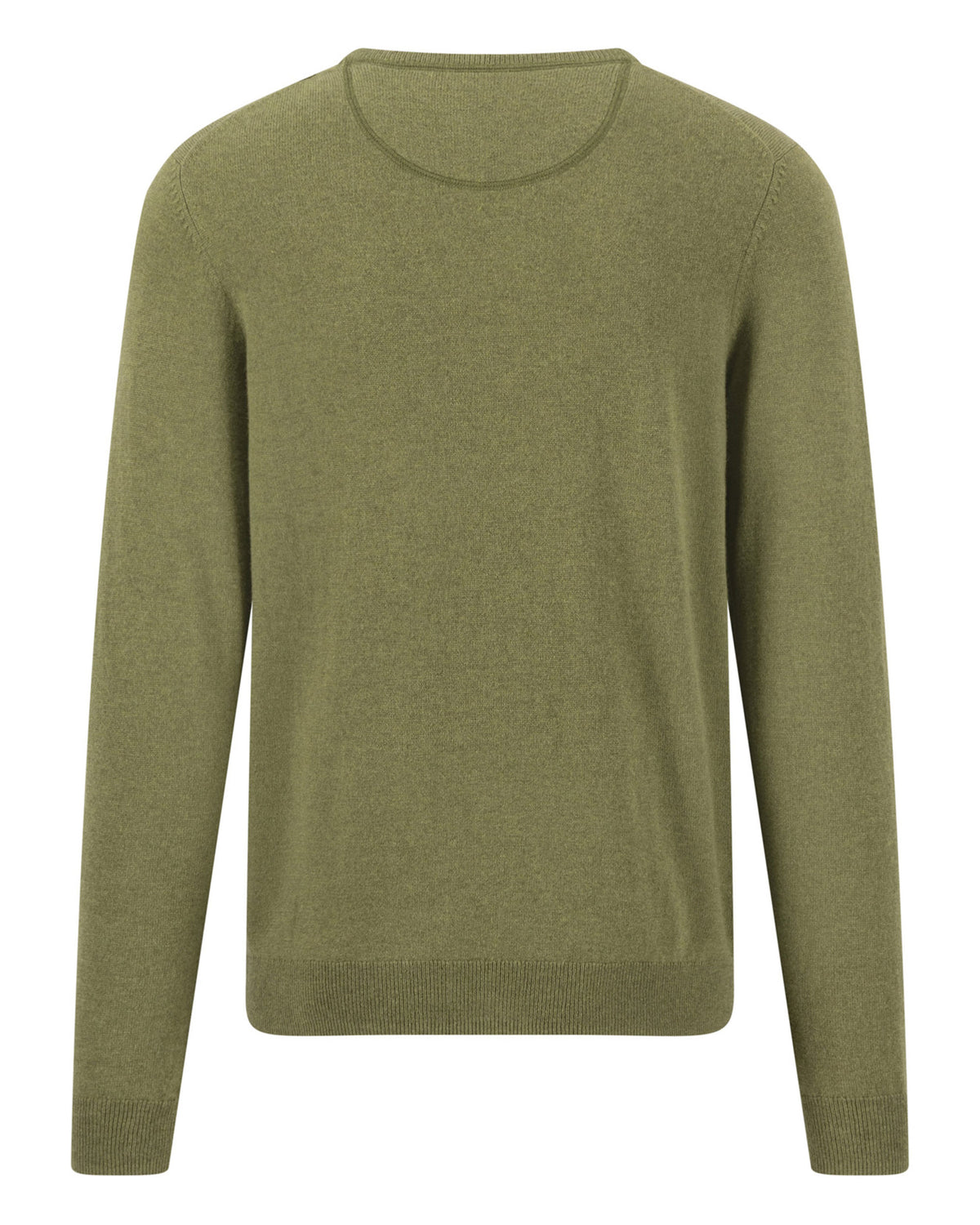 Merino Cashmere O-Neck - Moss