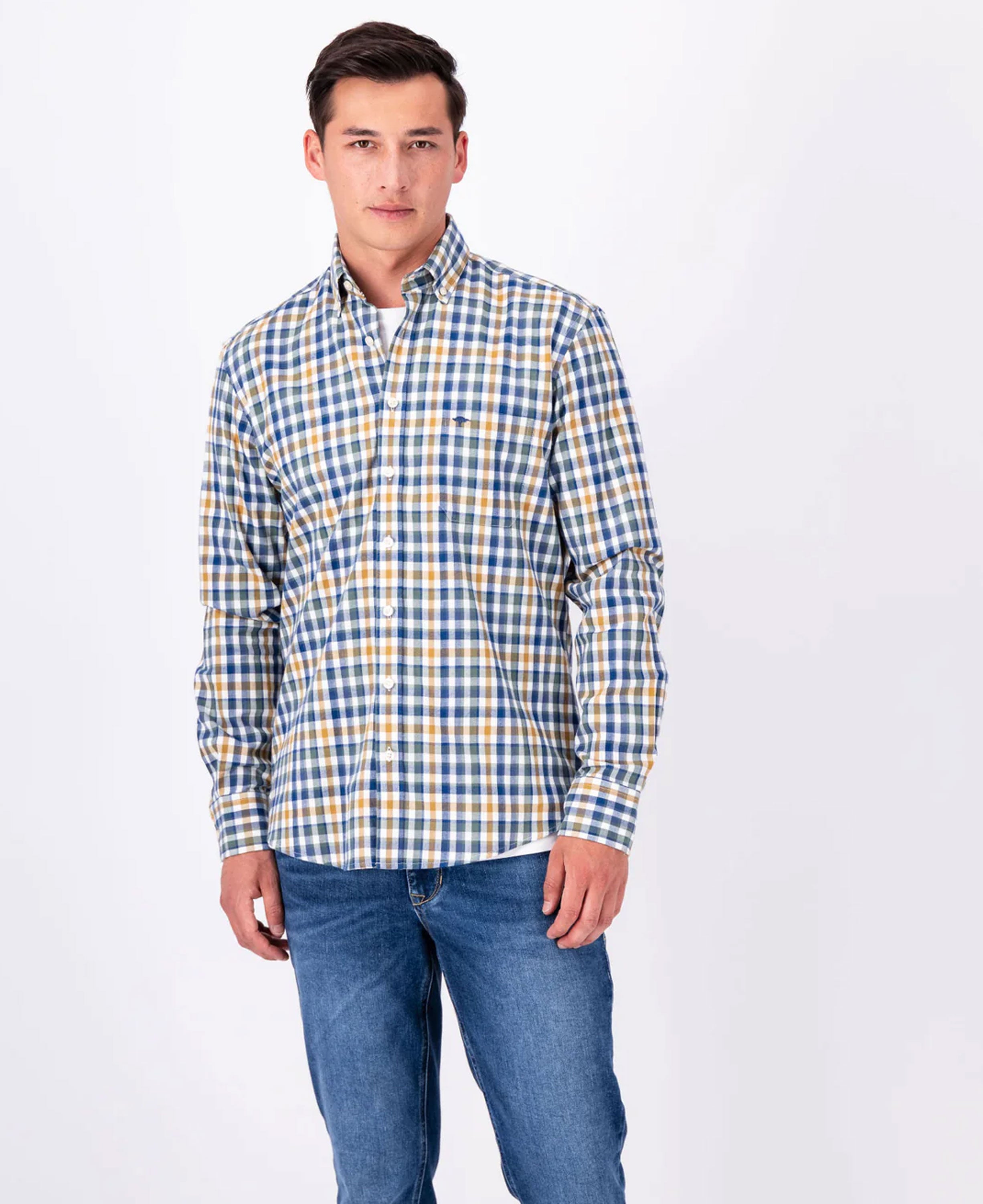 Seasonal Check Shirt - Camel