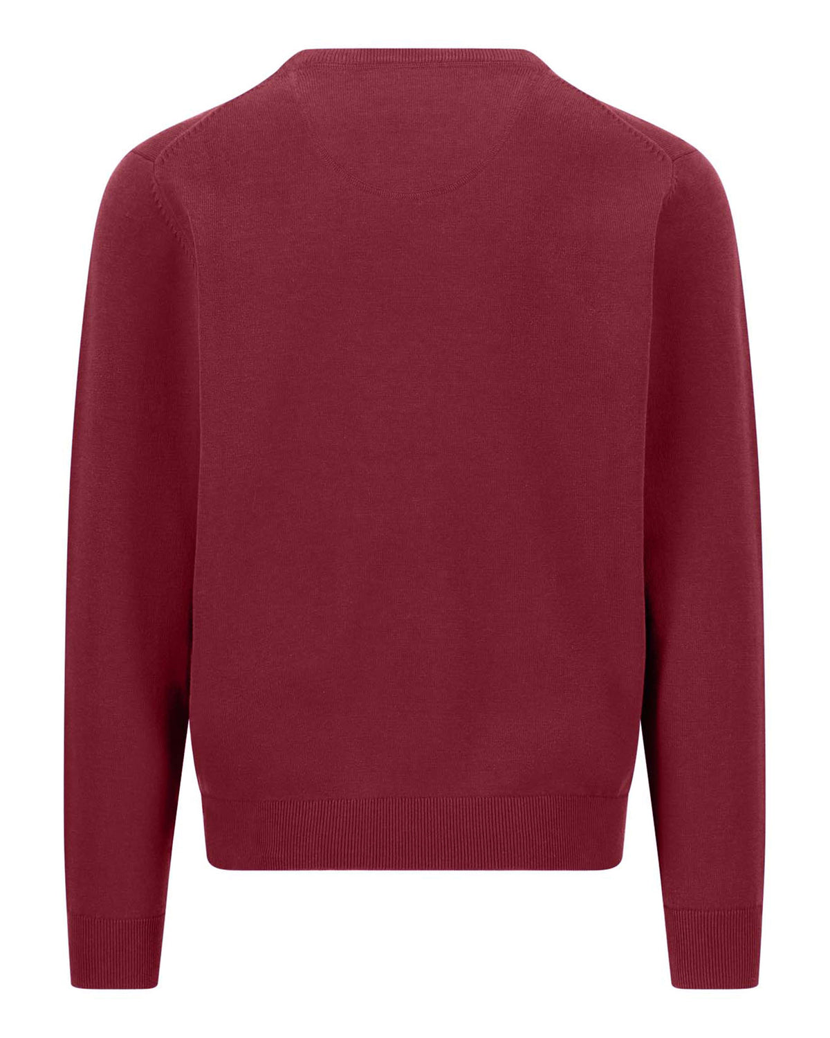 Superfine O-Neck Jumper - Brick