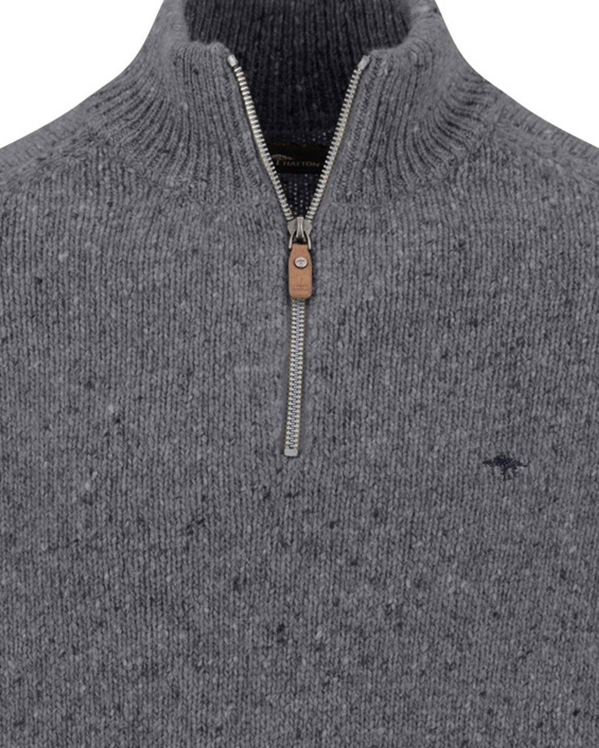 Troyer Zip Donegal Jumper - Cypress