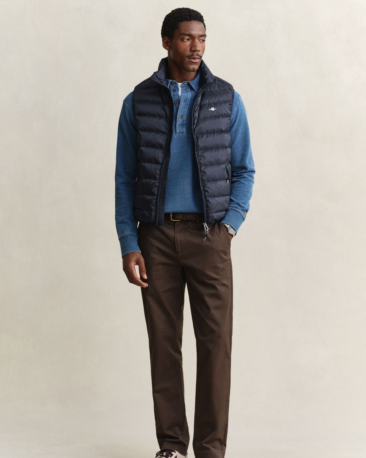 Light Down Vest - Evening Blue