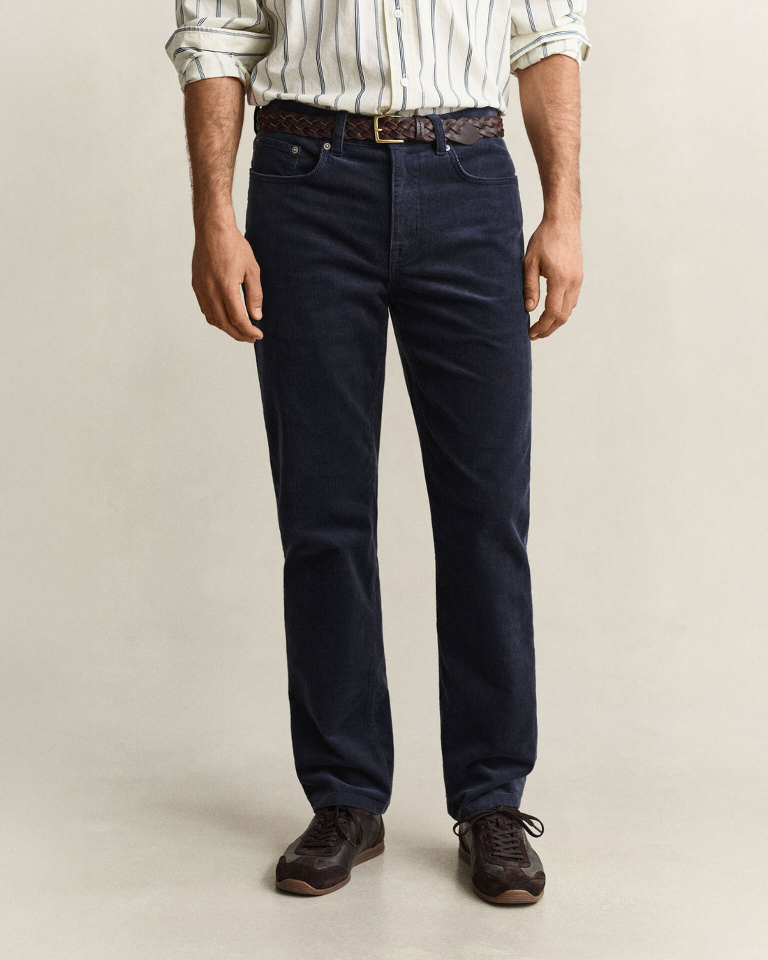 Regular Fit Corduroy Jeans - Evening Blue