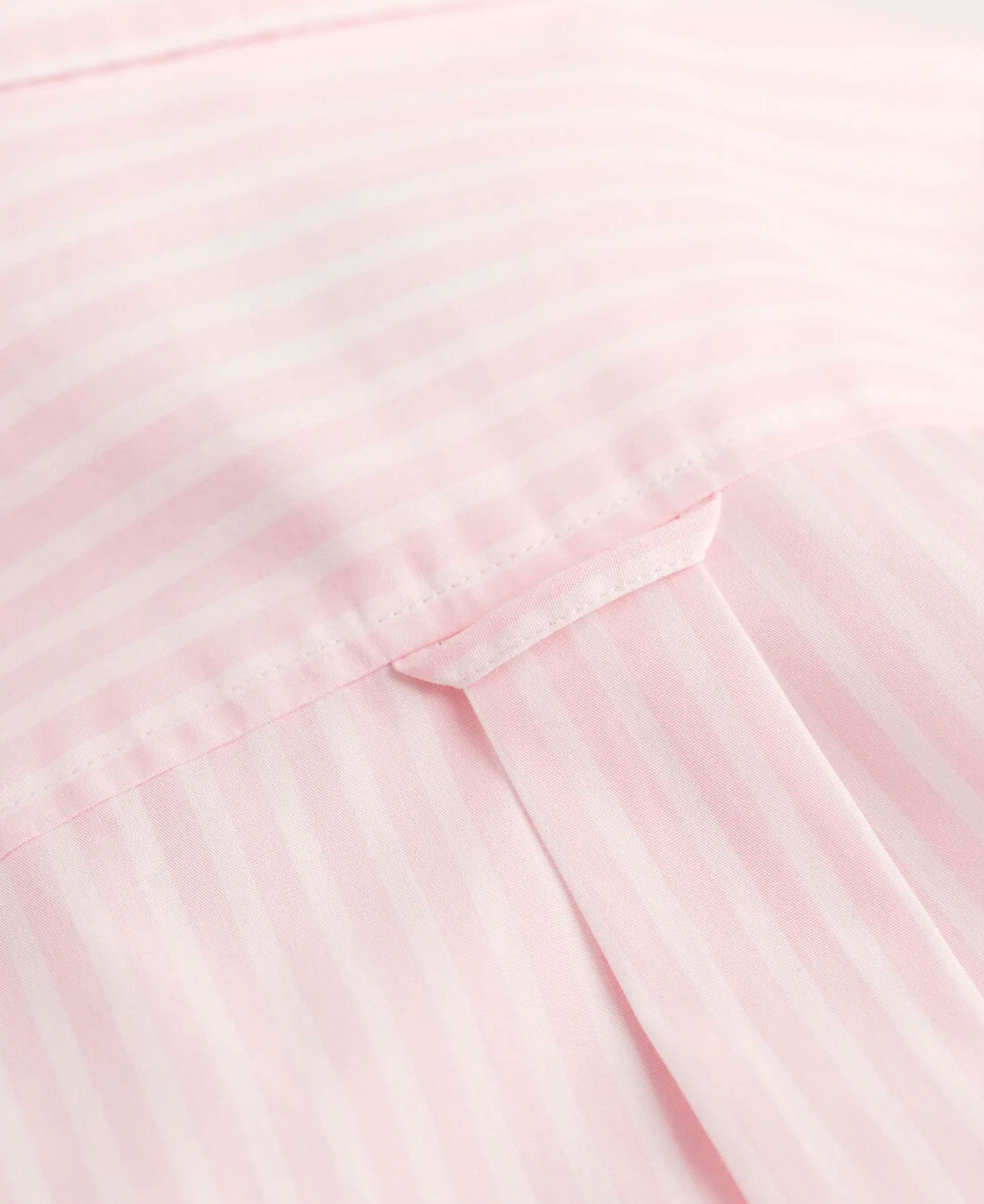 Regular Fit Striped Poplin Shirt - Light Pink