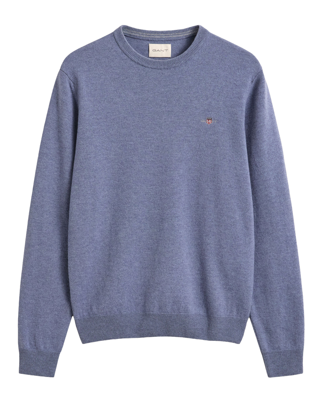 Superfine Lambswool Crew Neck - Blue Horizon