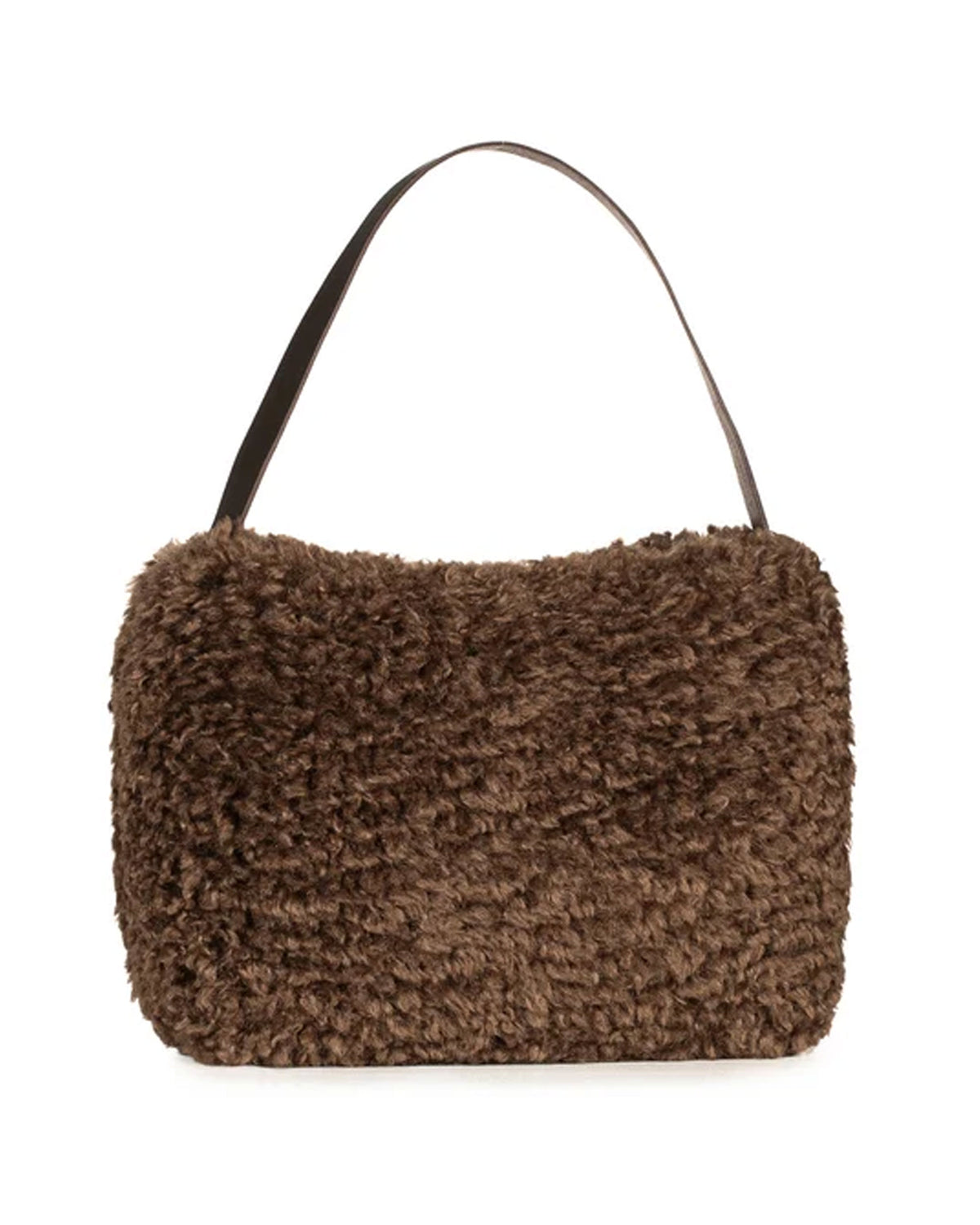 Arc Bag - Chestnut Faux Sheepskin