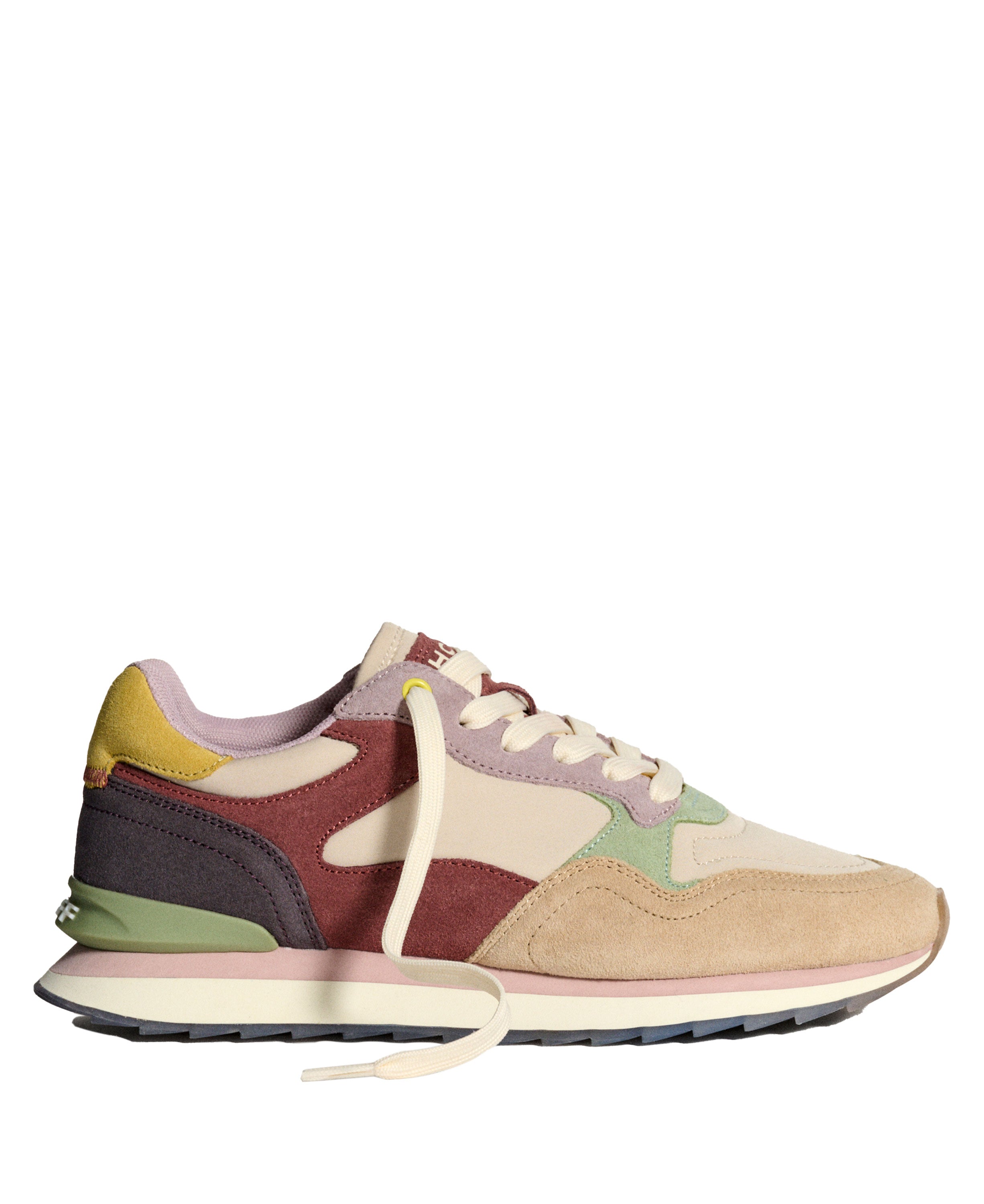 Brussels City Trainers - Cream/Pink/Blue