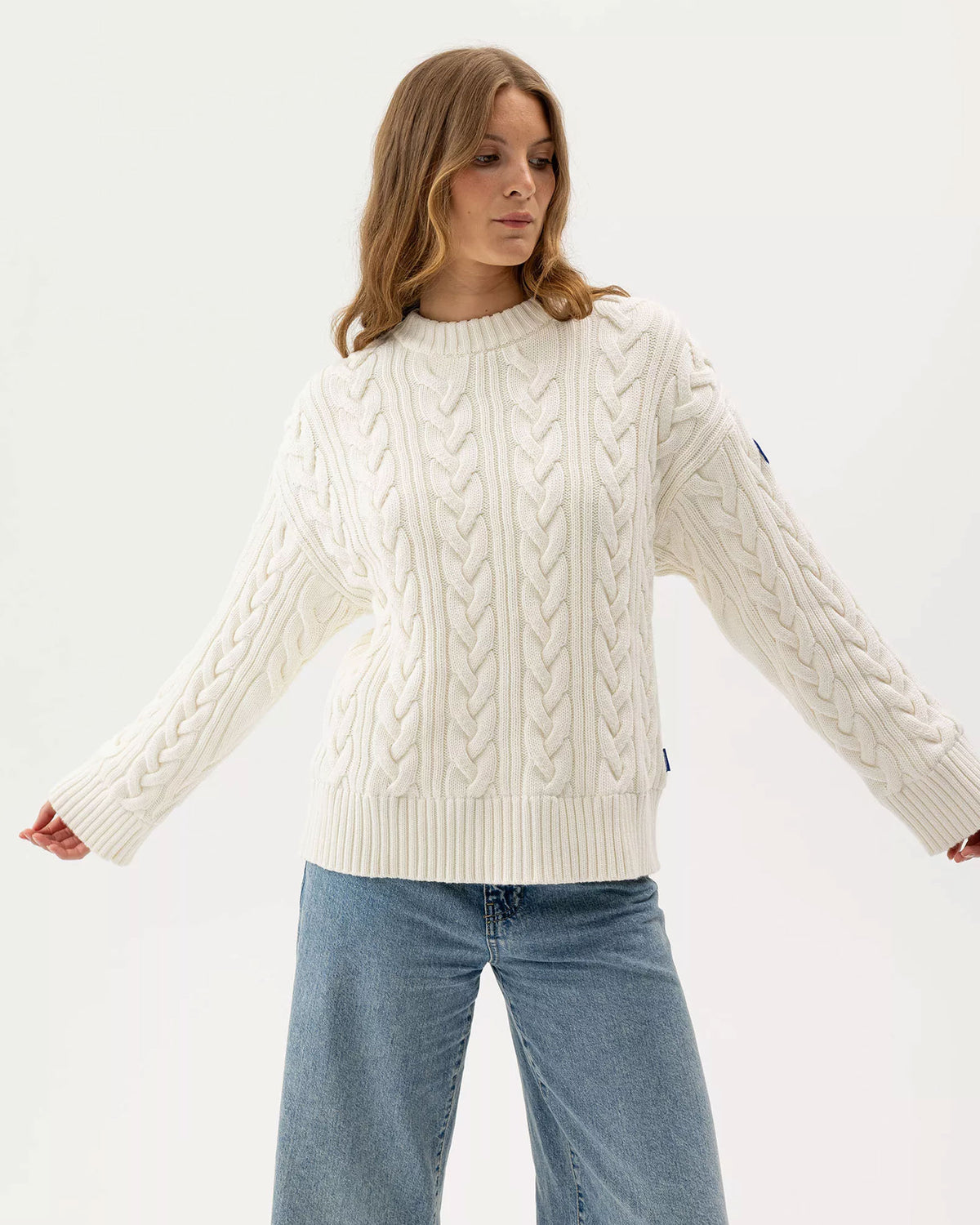 Juno Windproof Jumper - Off White