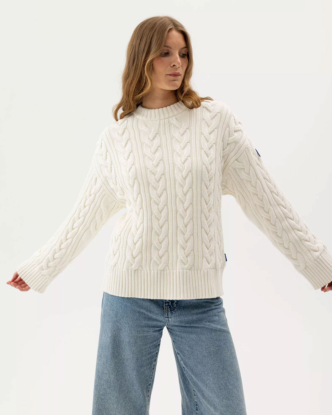 Juno Windproof Jumper - Off White
