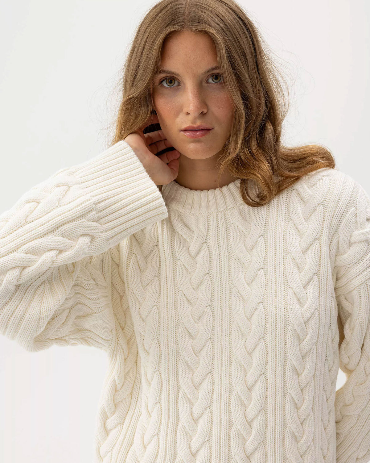 Juno Windproof Jumper - Off White