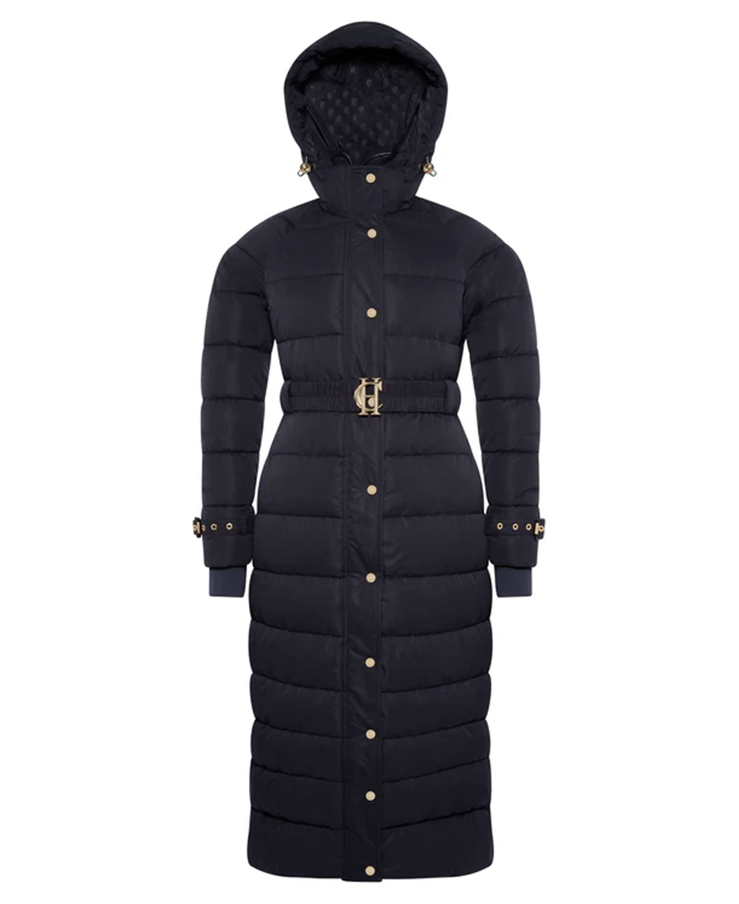 Arosa Luxe Longline Coat - Ink Navy