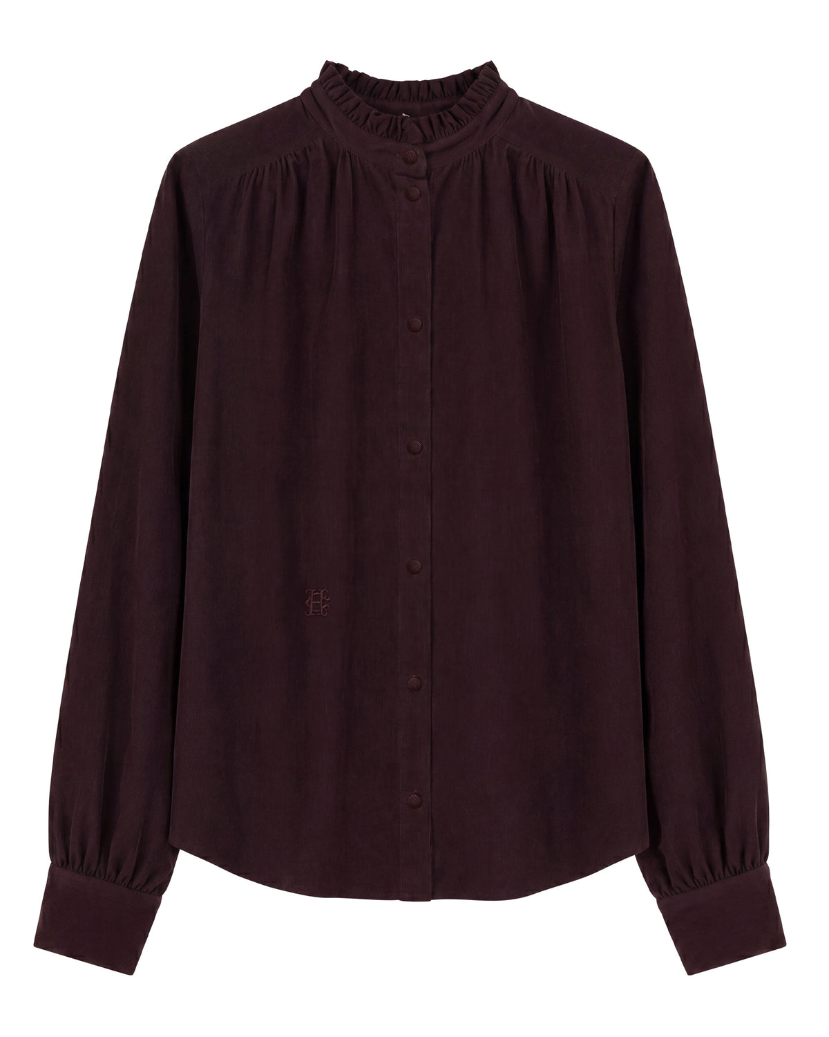 Country Cord Blouse - Chocolate