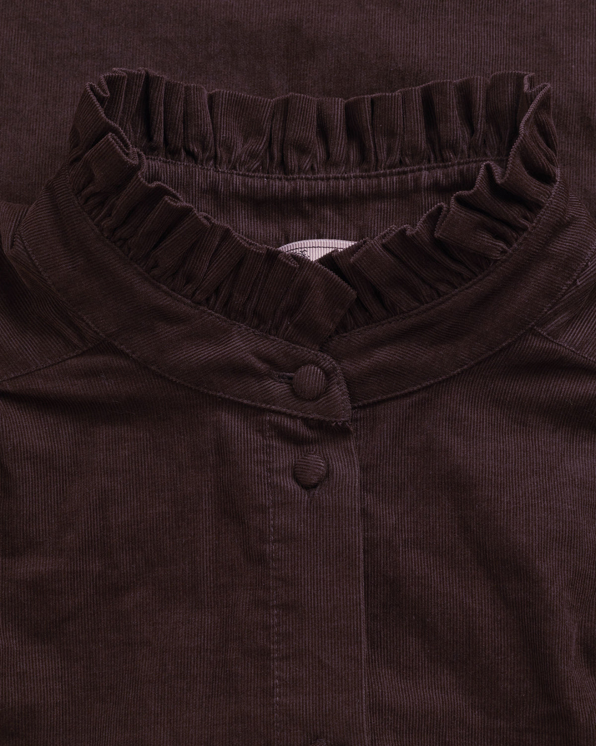Country Cord Blouse - Chocolate