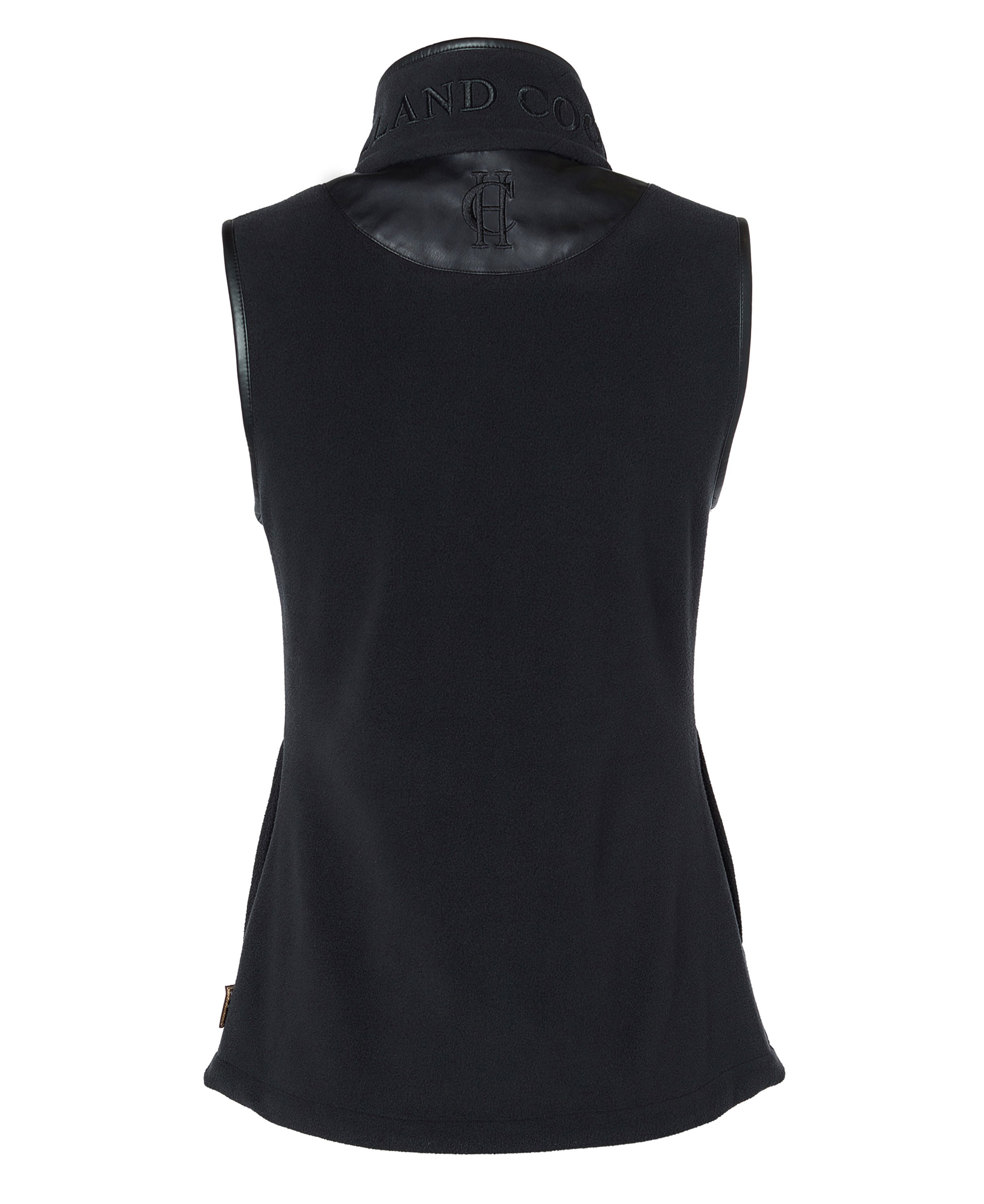 Country Fleece Gilet - Black