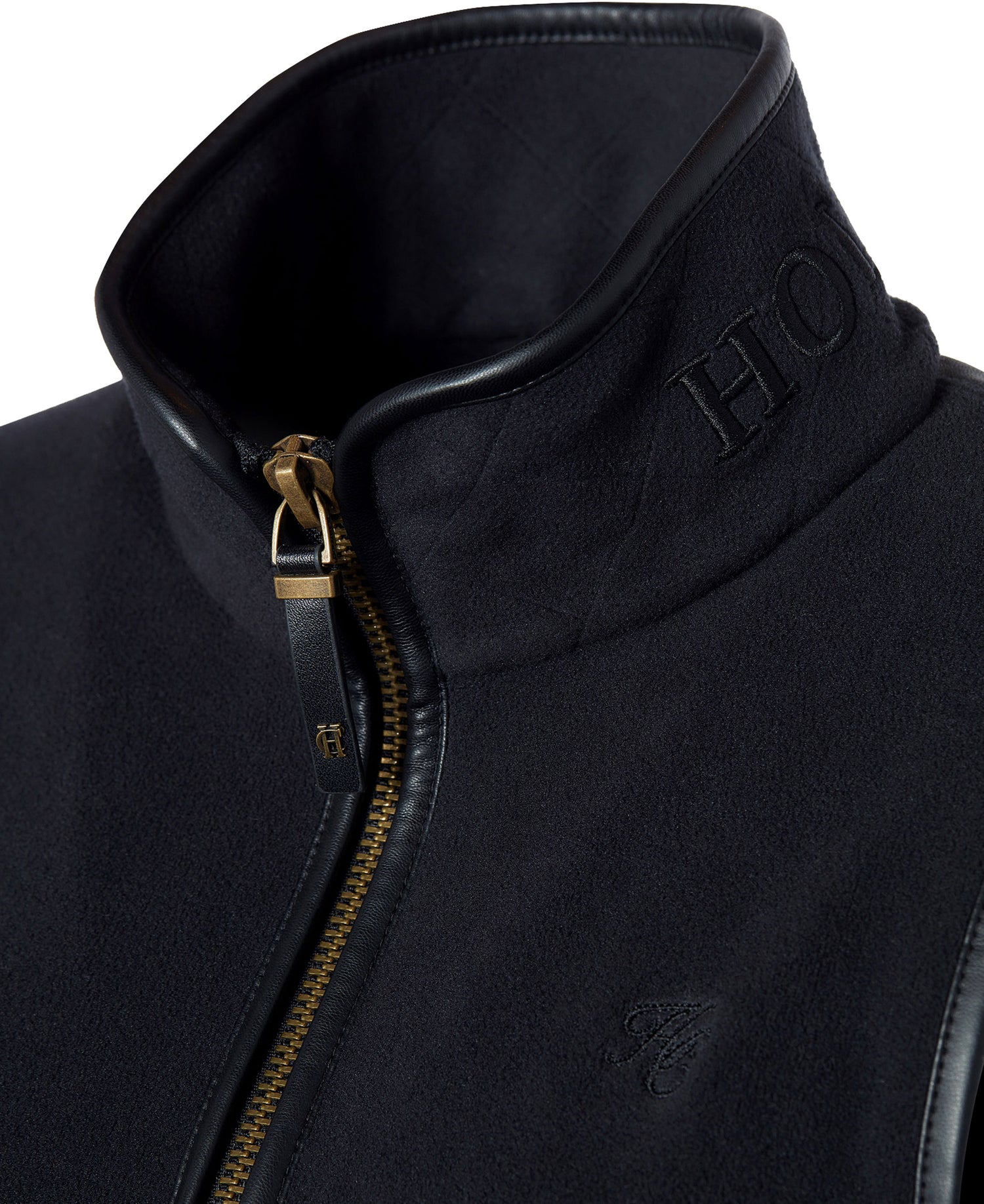 Country Fleece Gilet - Black