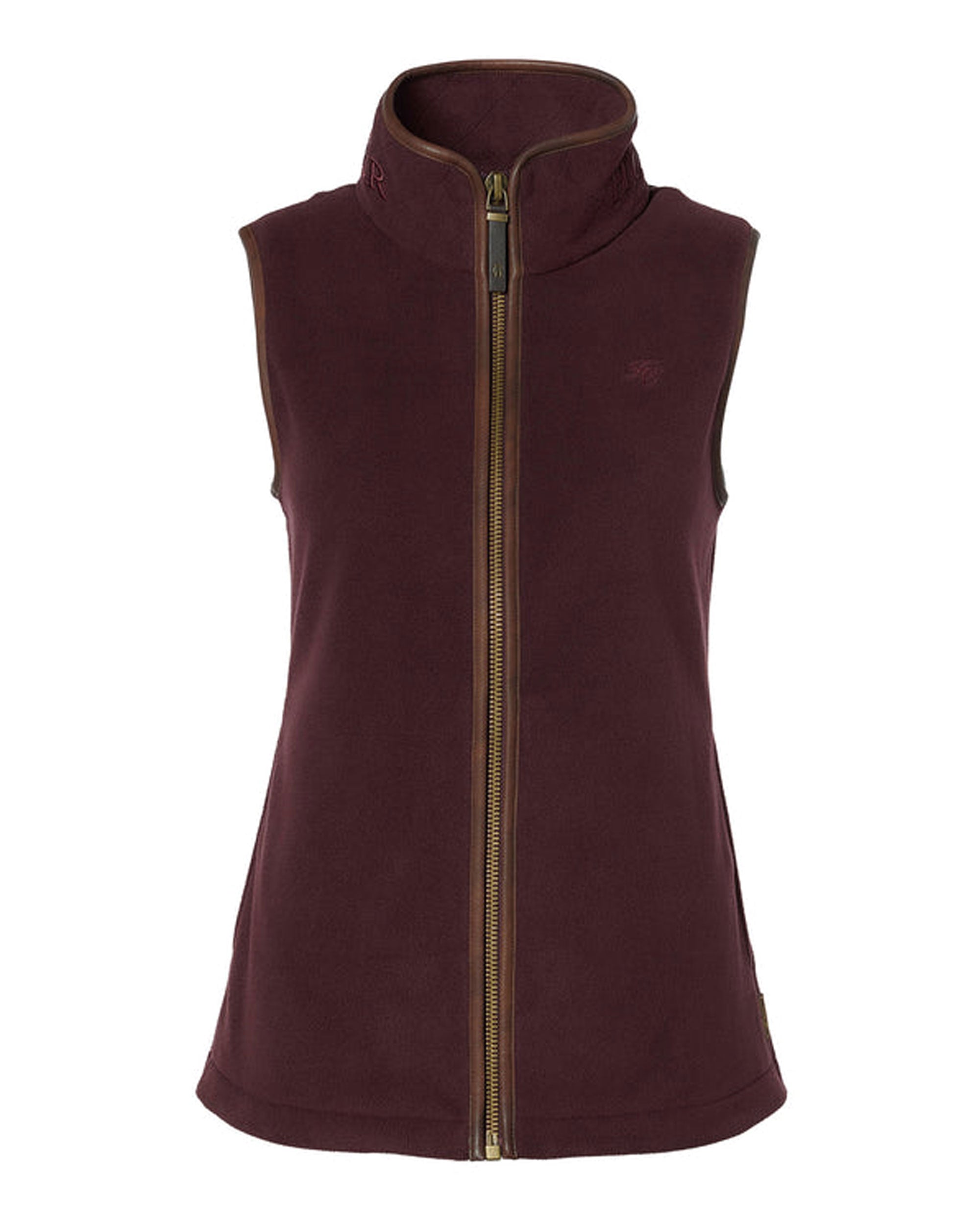 Country Fleece Gilet - Mulberry