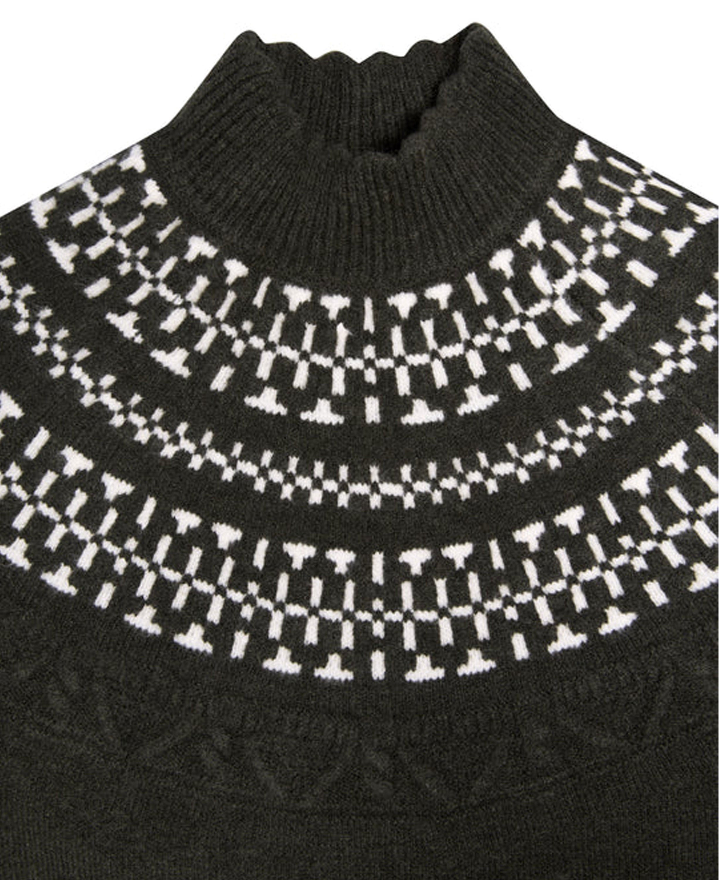 Elodie Roll Neck Knit - Forest Green