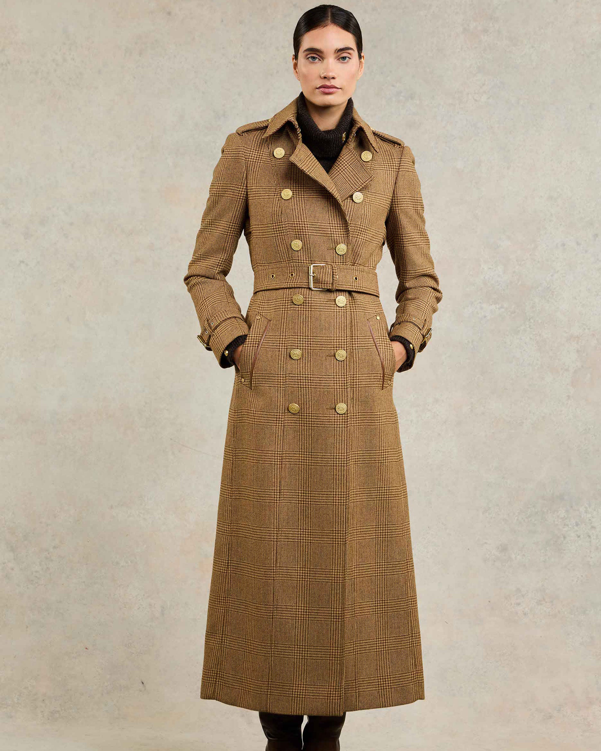 Full Length Marlborough Trench Coat - Tawny