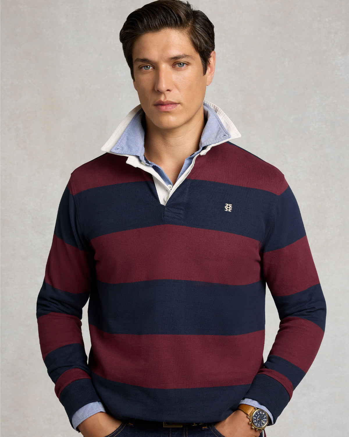 Long Sleeve Rugby Shirt (Men&