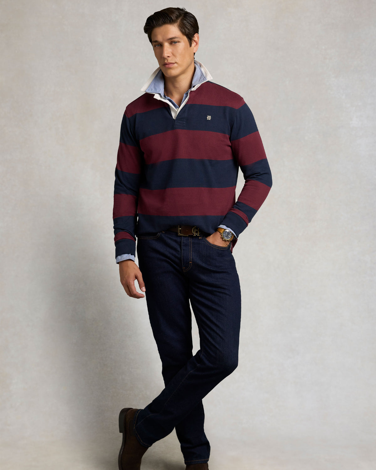 Long Sleeve Rugby Shirt (Men&