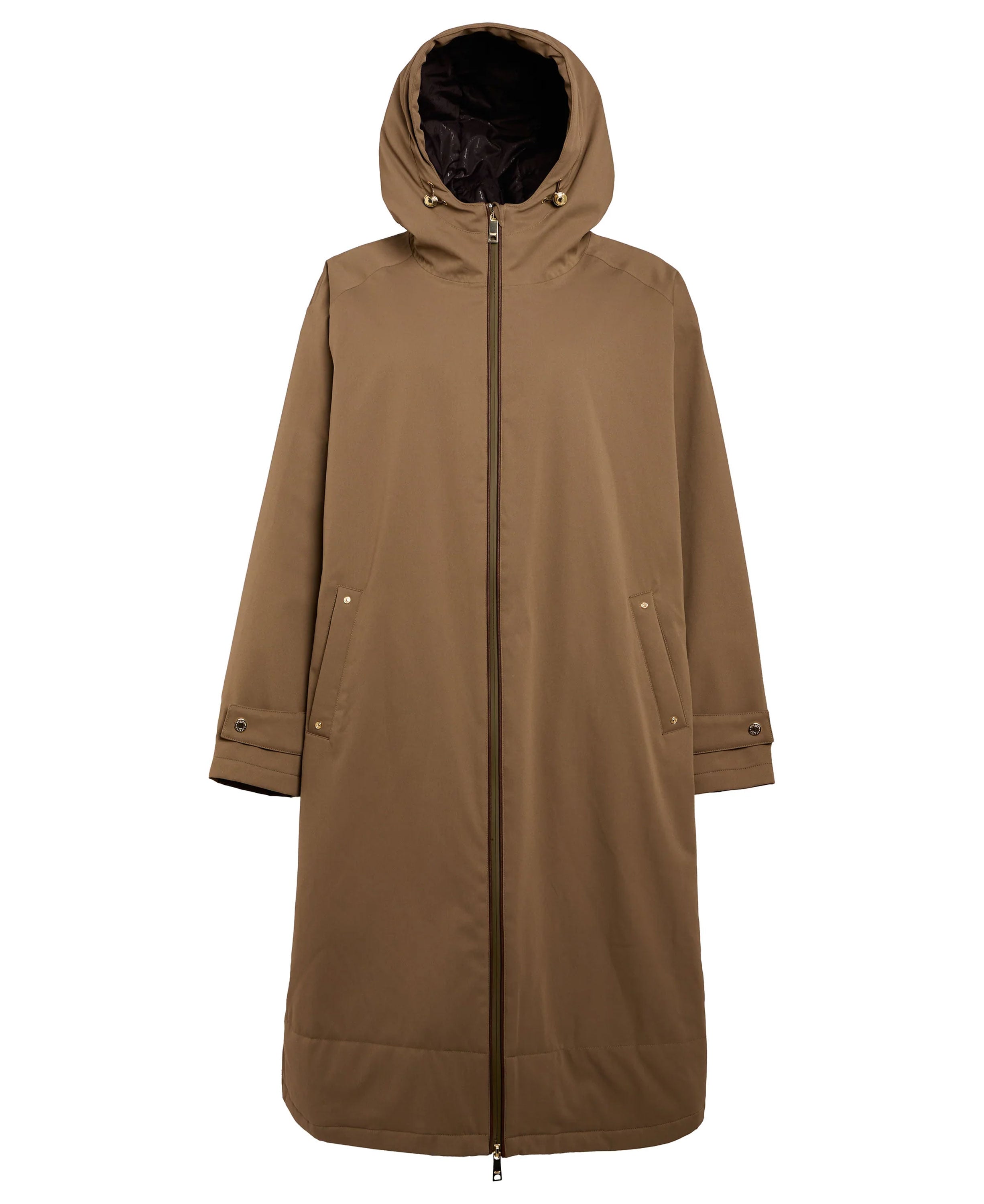 One Size Lightweight Waterproof Coat - Mink
