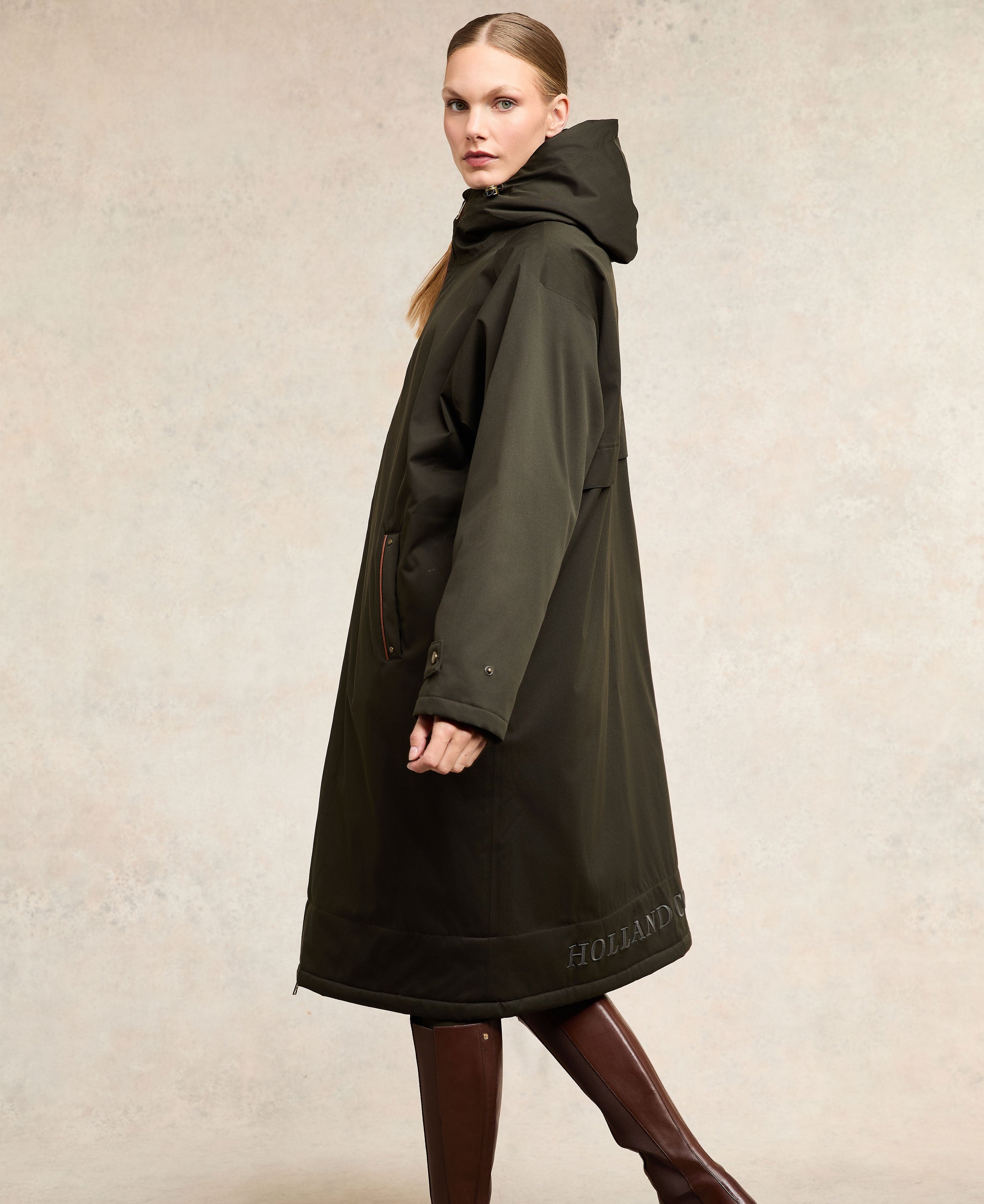 One-Size Waterproof Coat - Khaki