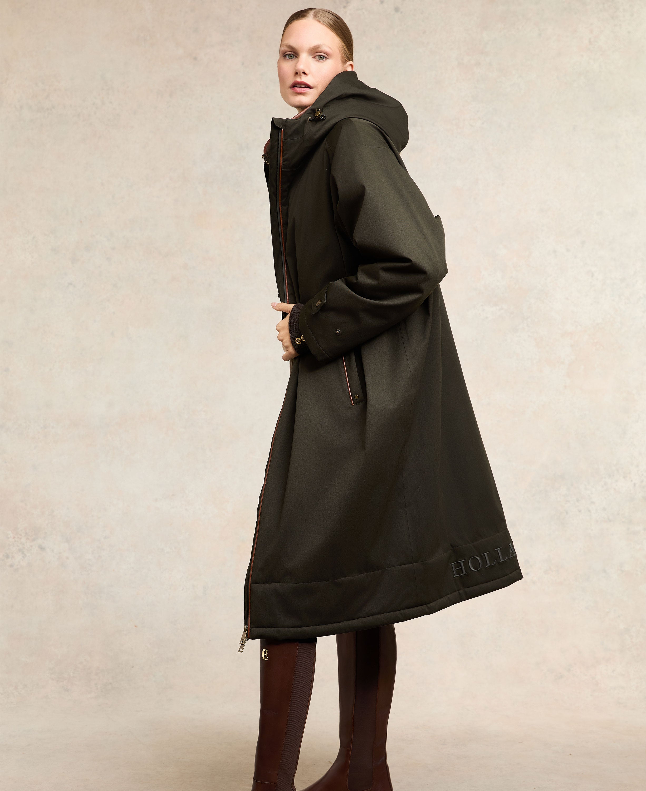 One-Size Waterproof Coat - Khaki