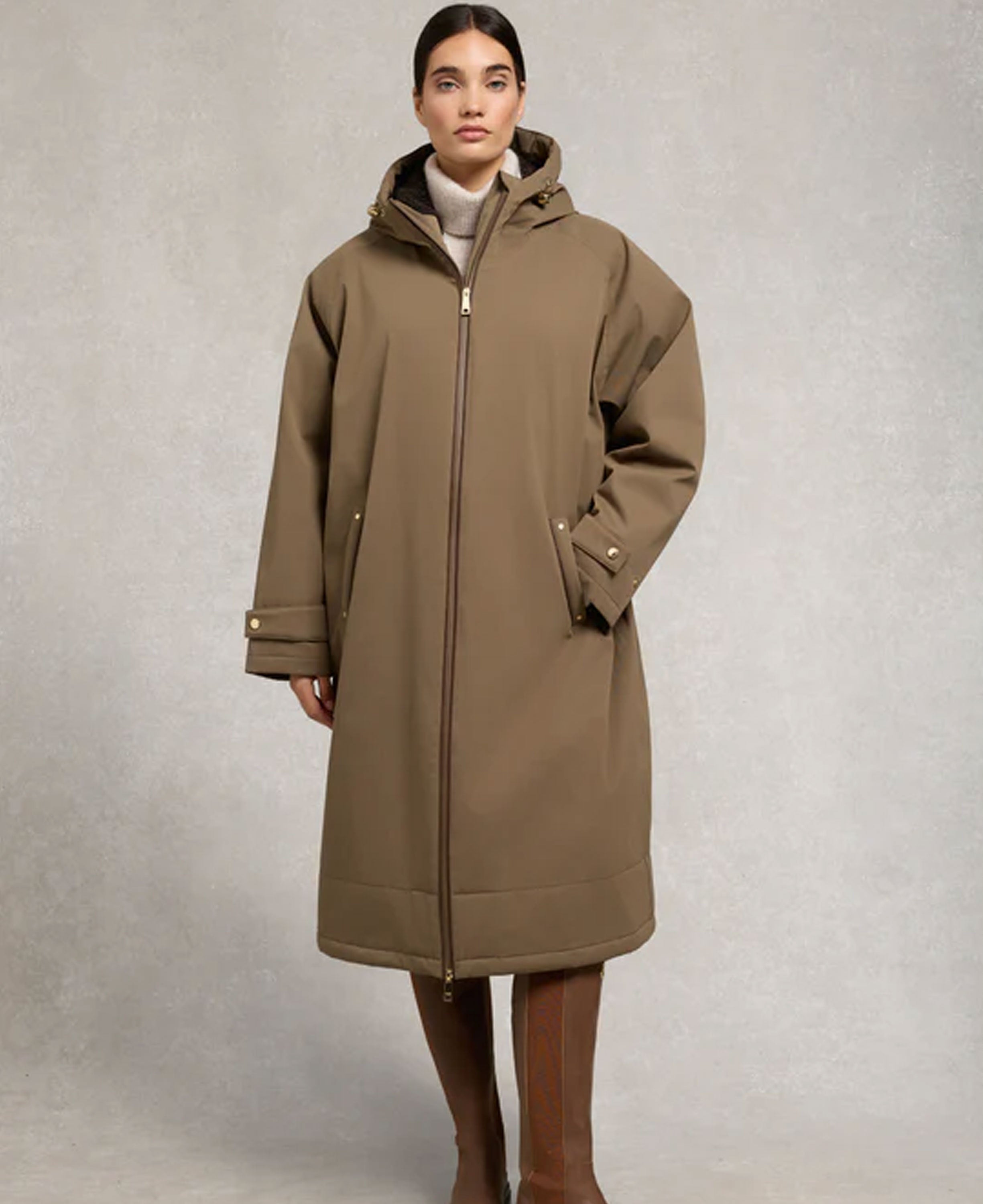 One-Size Waterproof Coat - Mink