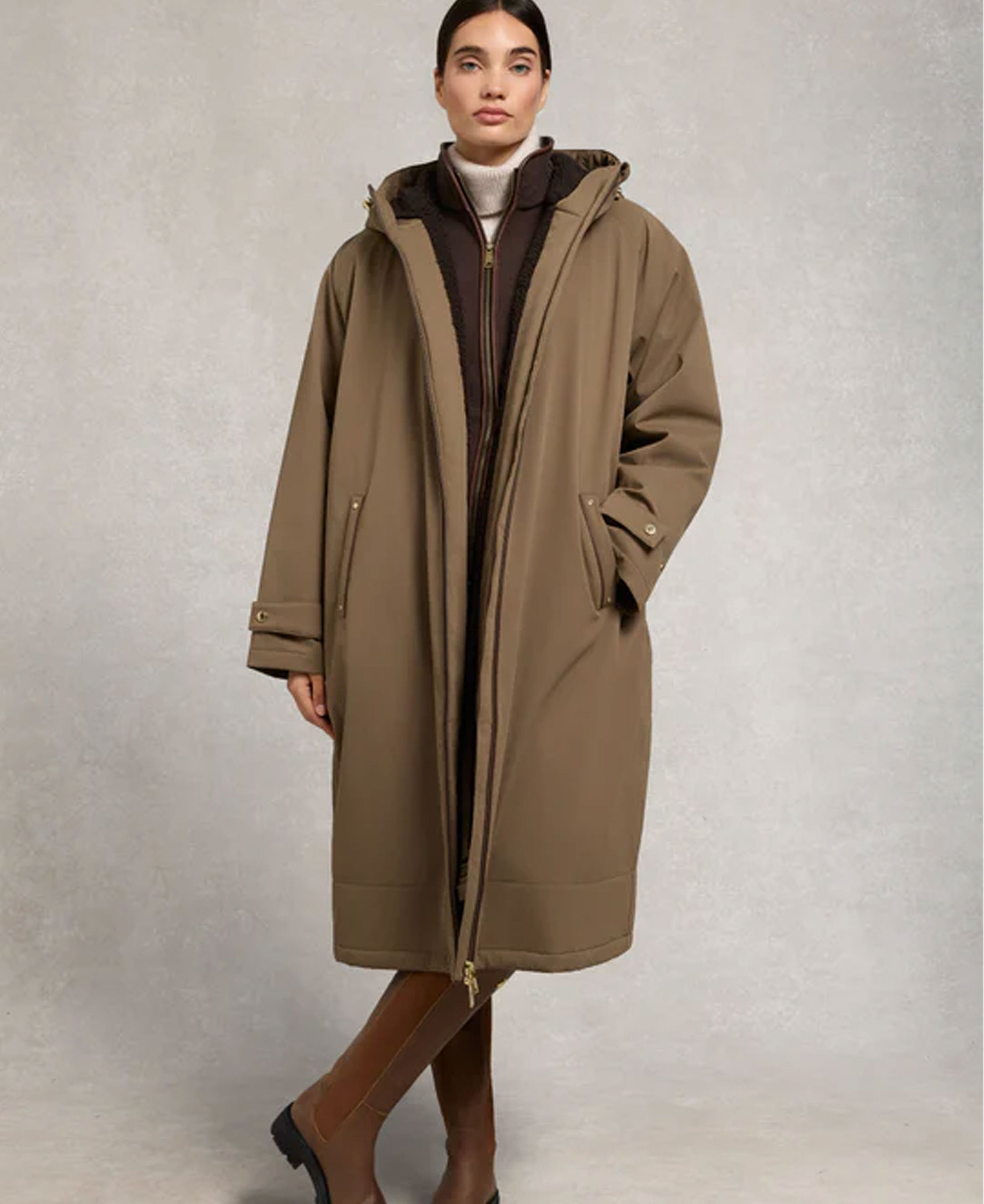 One-Size Waterproof Coat - Mink