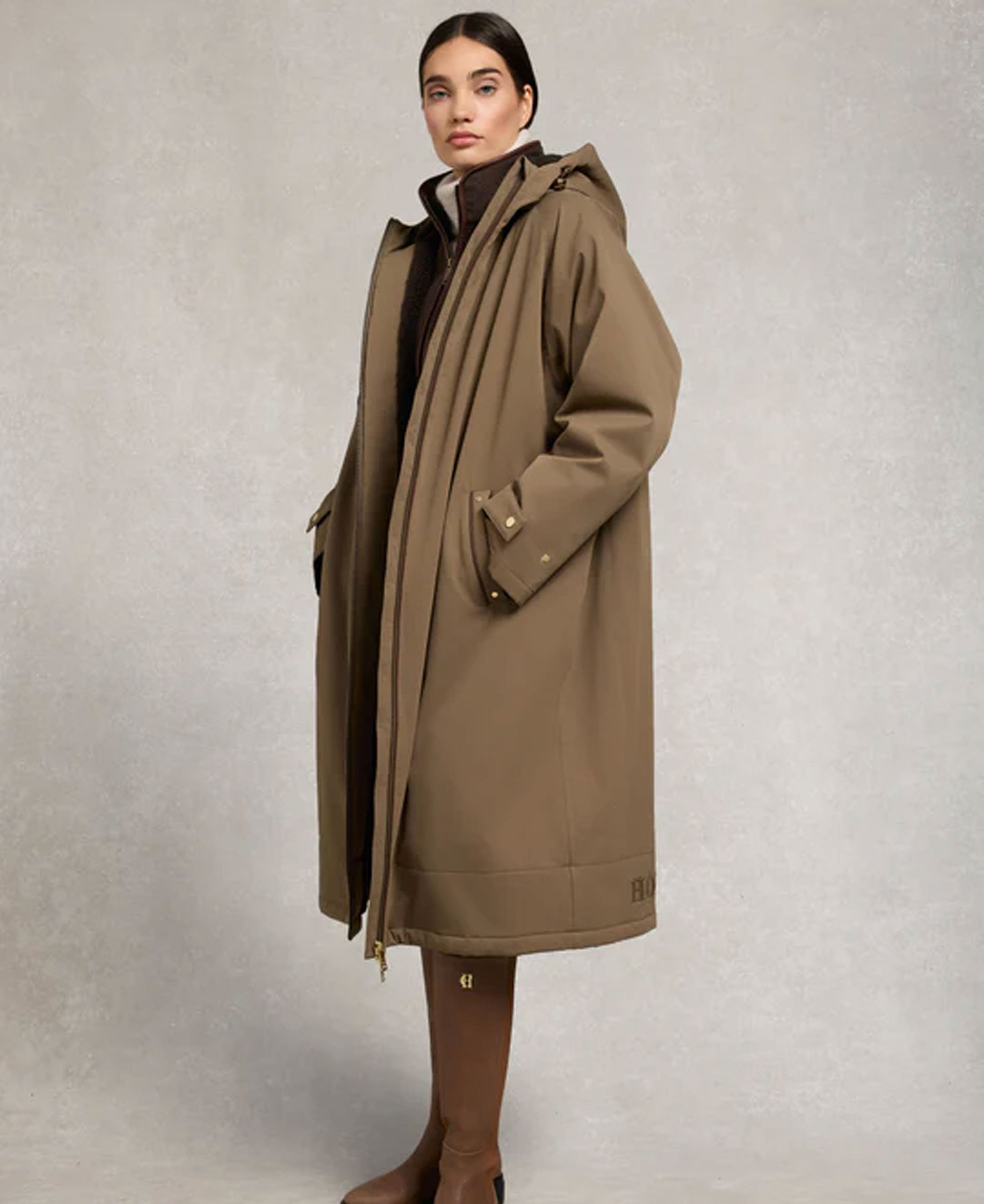 One-Size Waterproof Coat - Mink