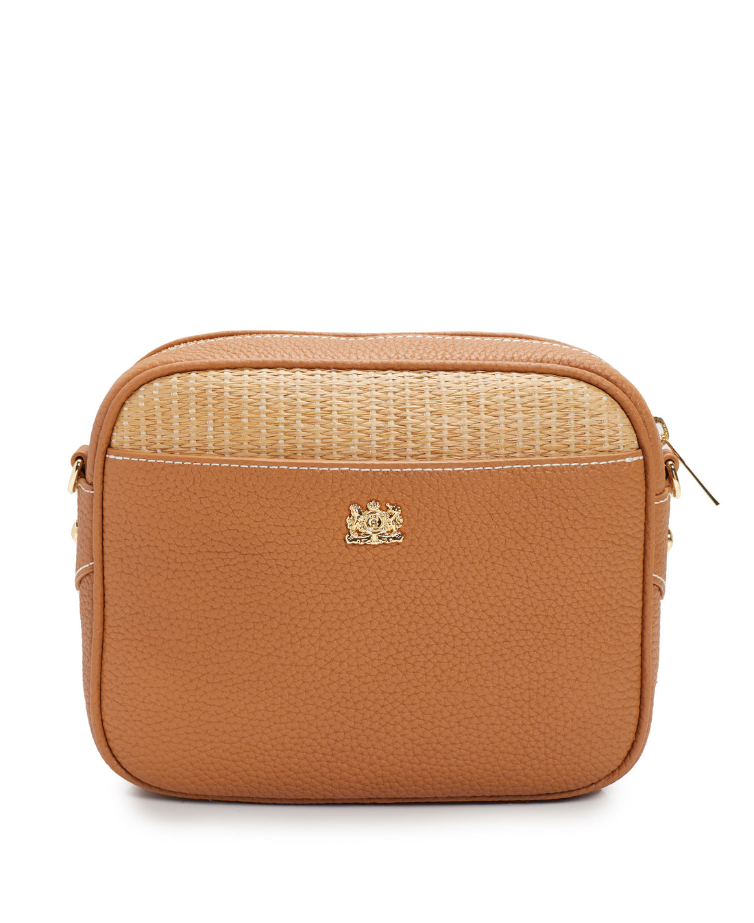 Soho Camera Bag - Tan Raffia