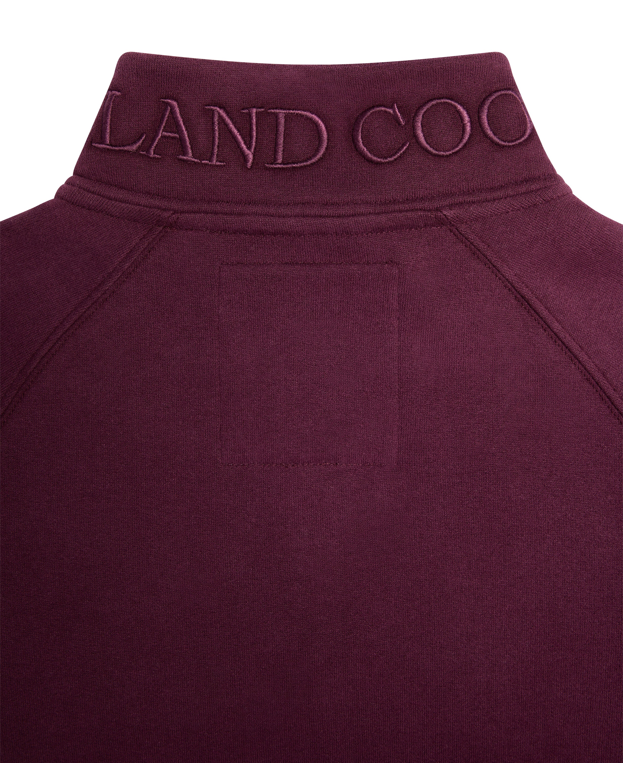 Sporting Goods Zip Henley Sweatshirt - Mulberry