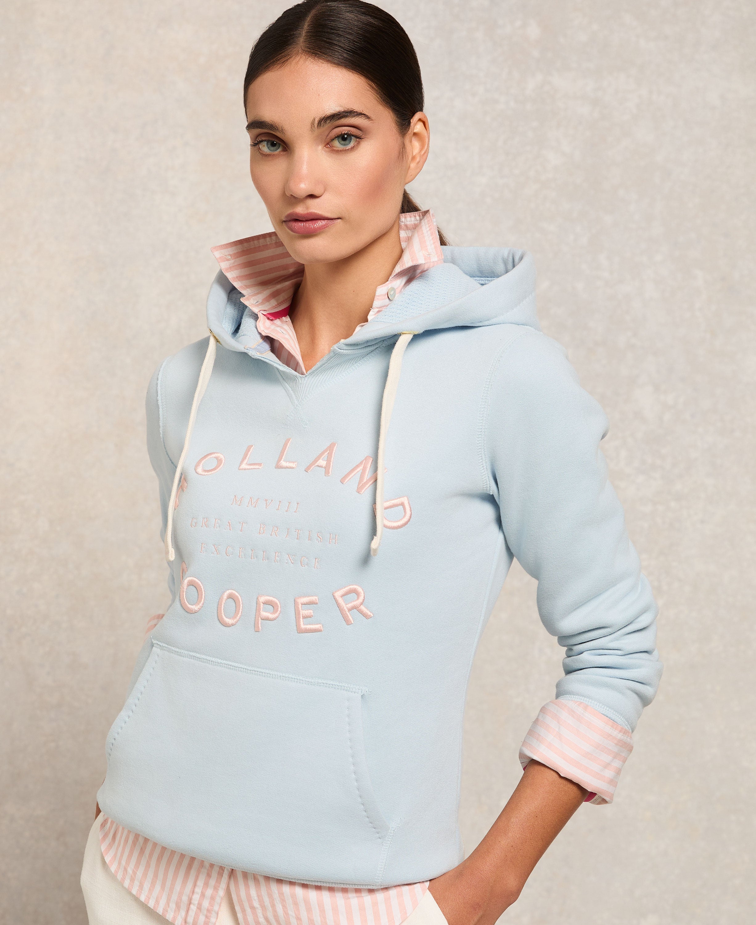 Varsity Hoodie - Pale Blue