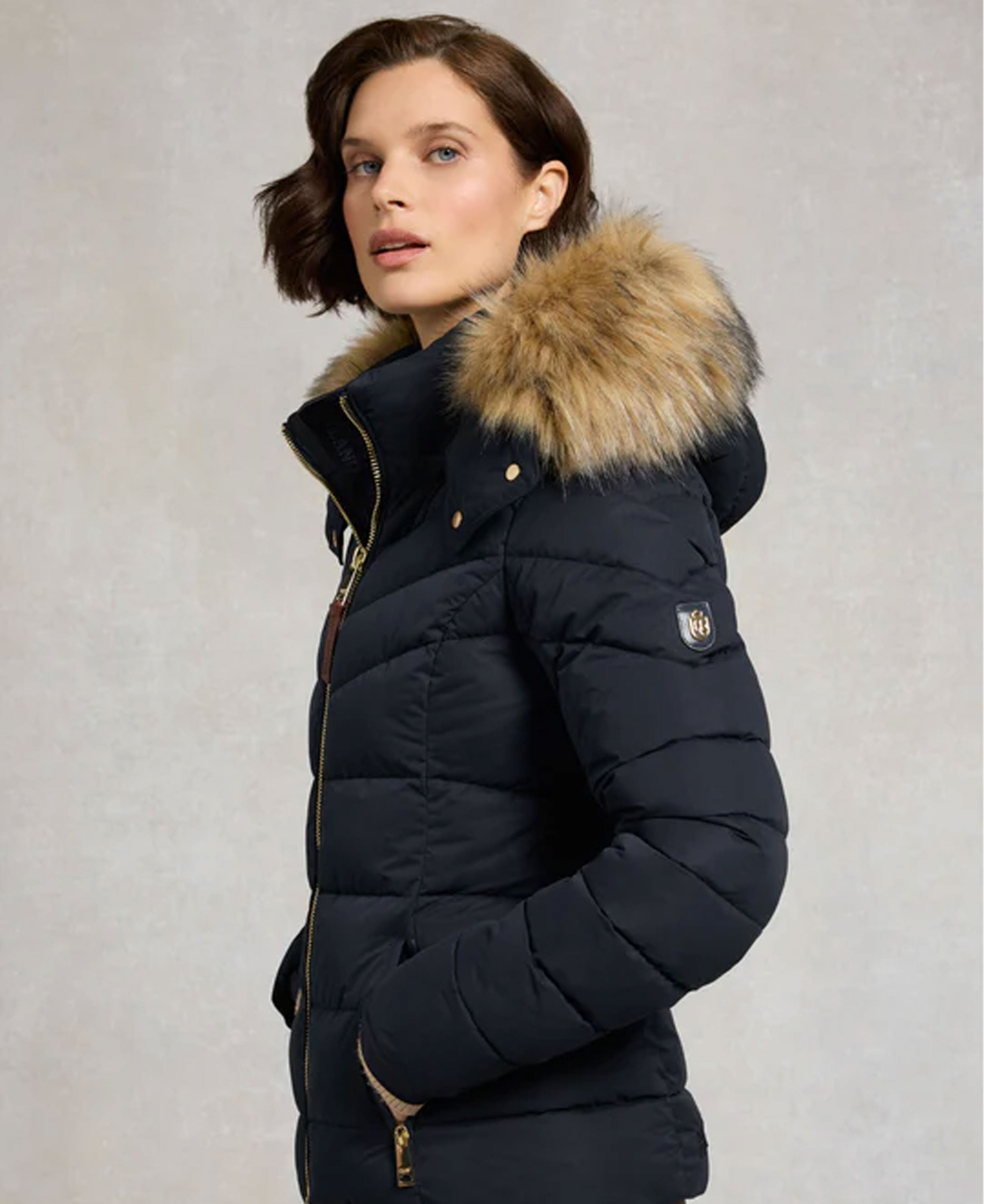 Whistler Puffer Jacket - Ink Navy Natural