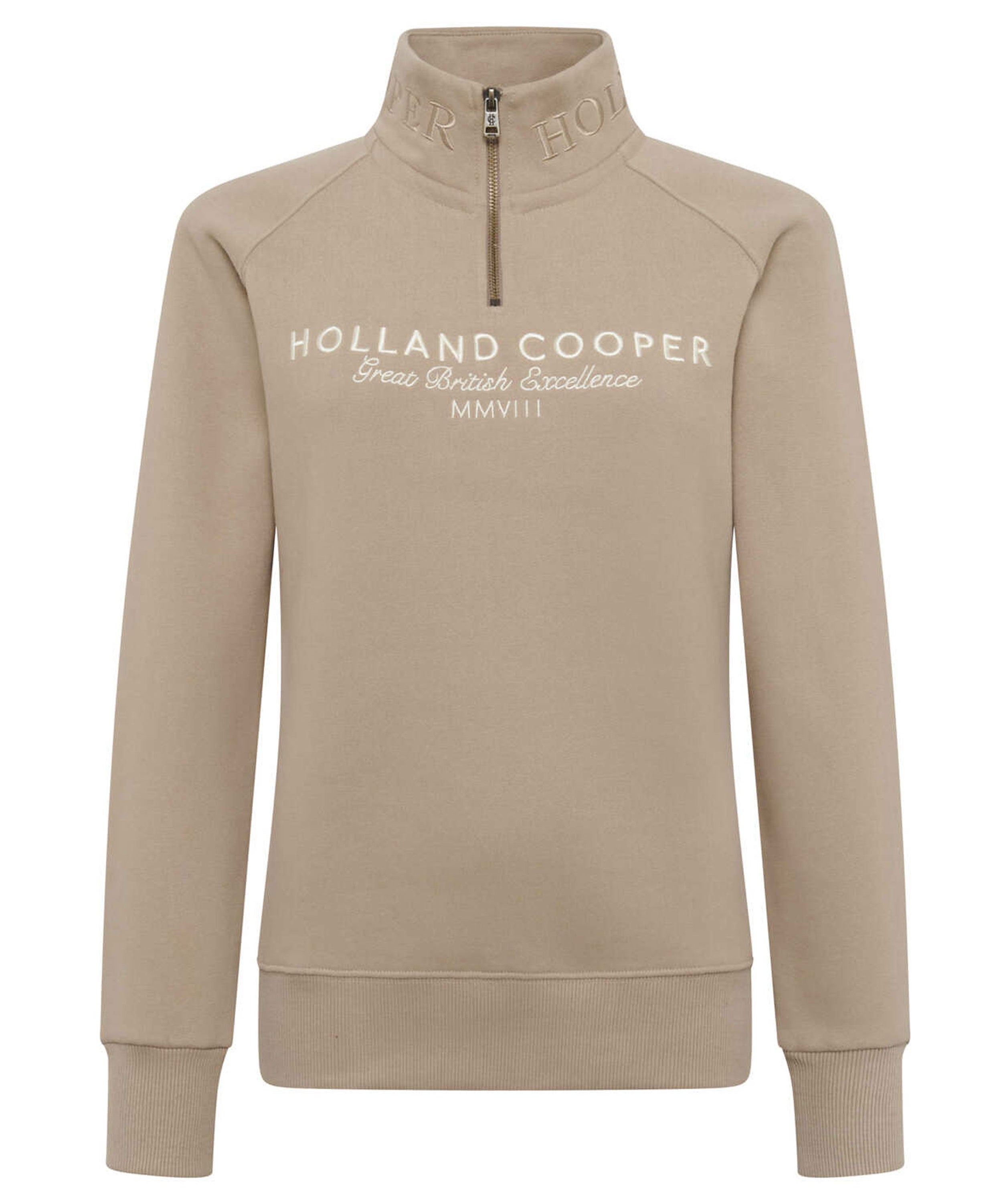 Sporting Goods Zip Henley - Taupe