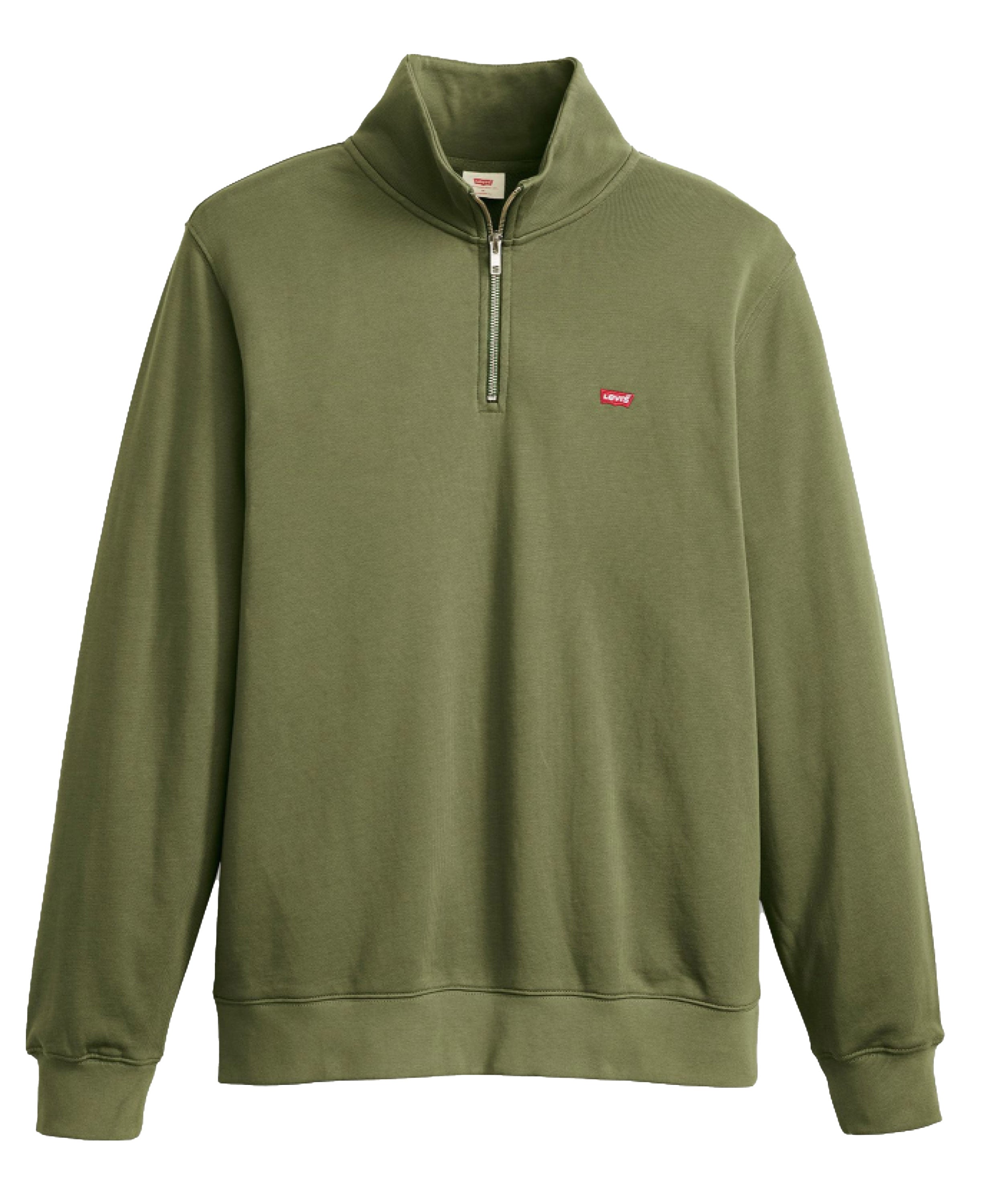 Original Housemark 1/4 Zip Pullover - Moss Olive