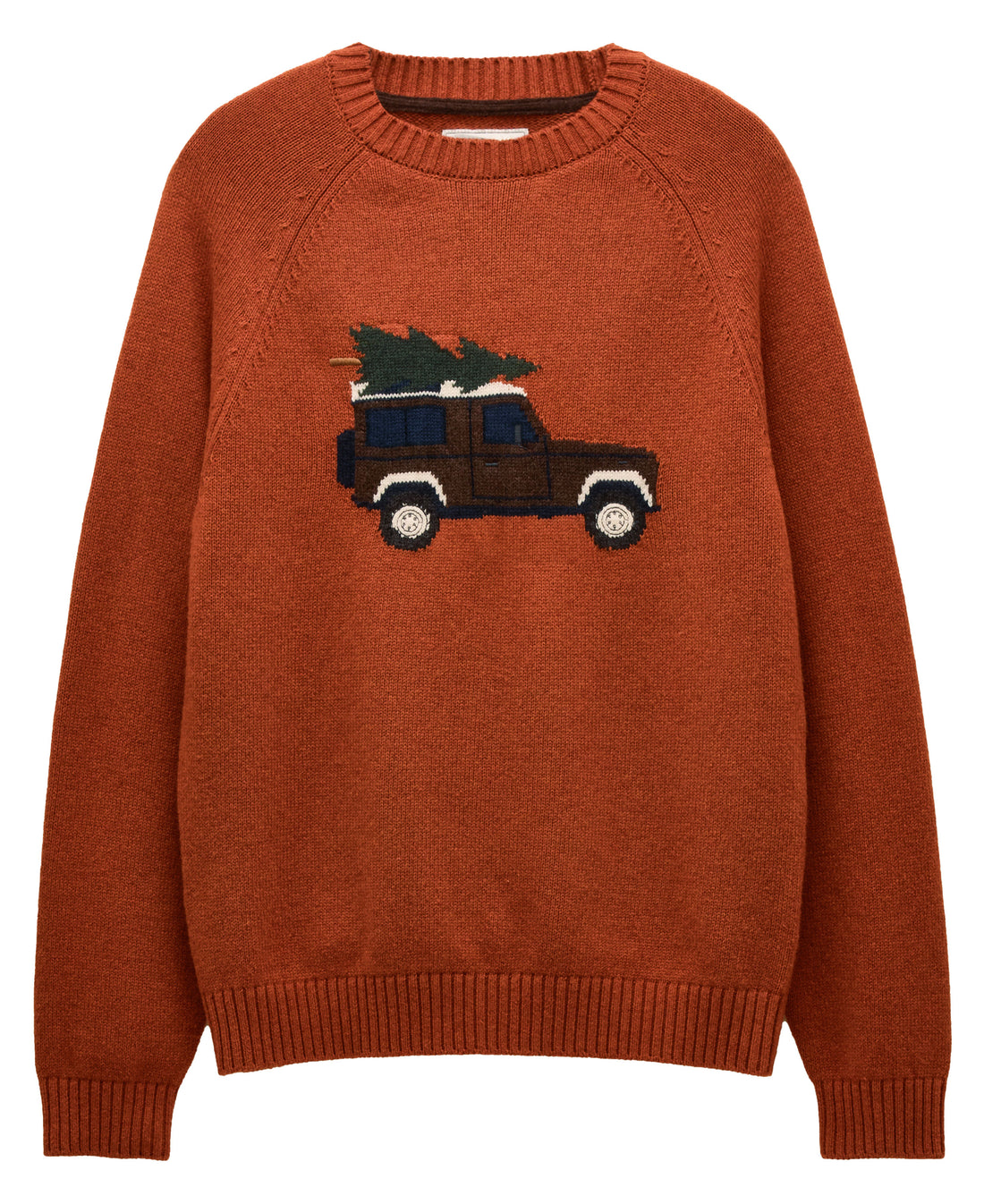 Offroad Crew Neck Jumper - Orange