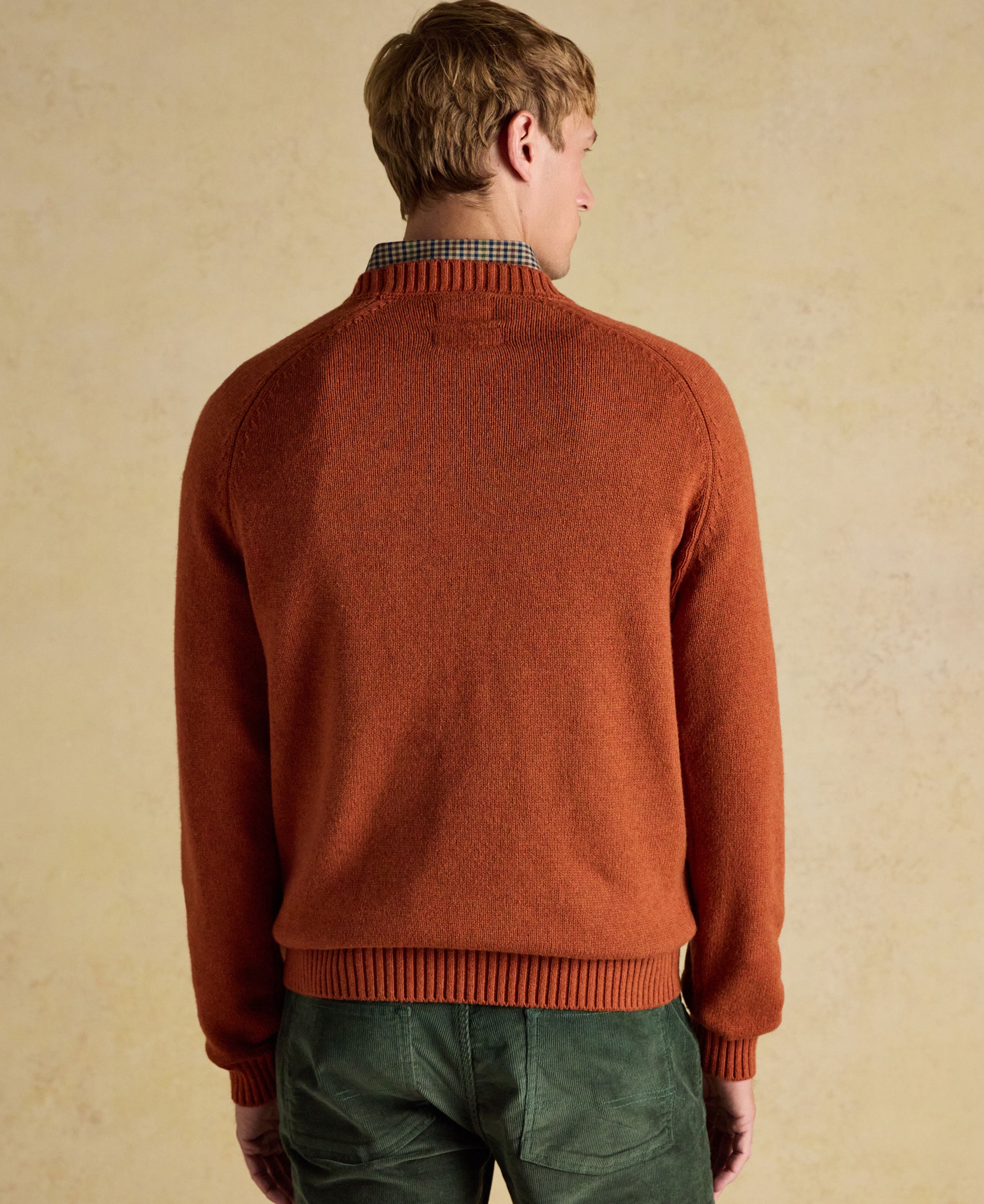 Offroad Crew Neck Jumper - Orange