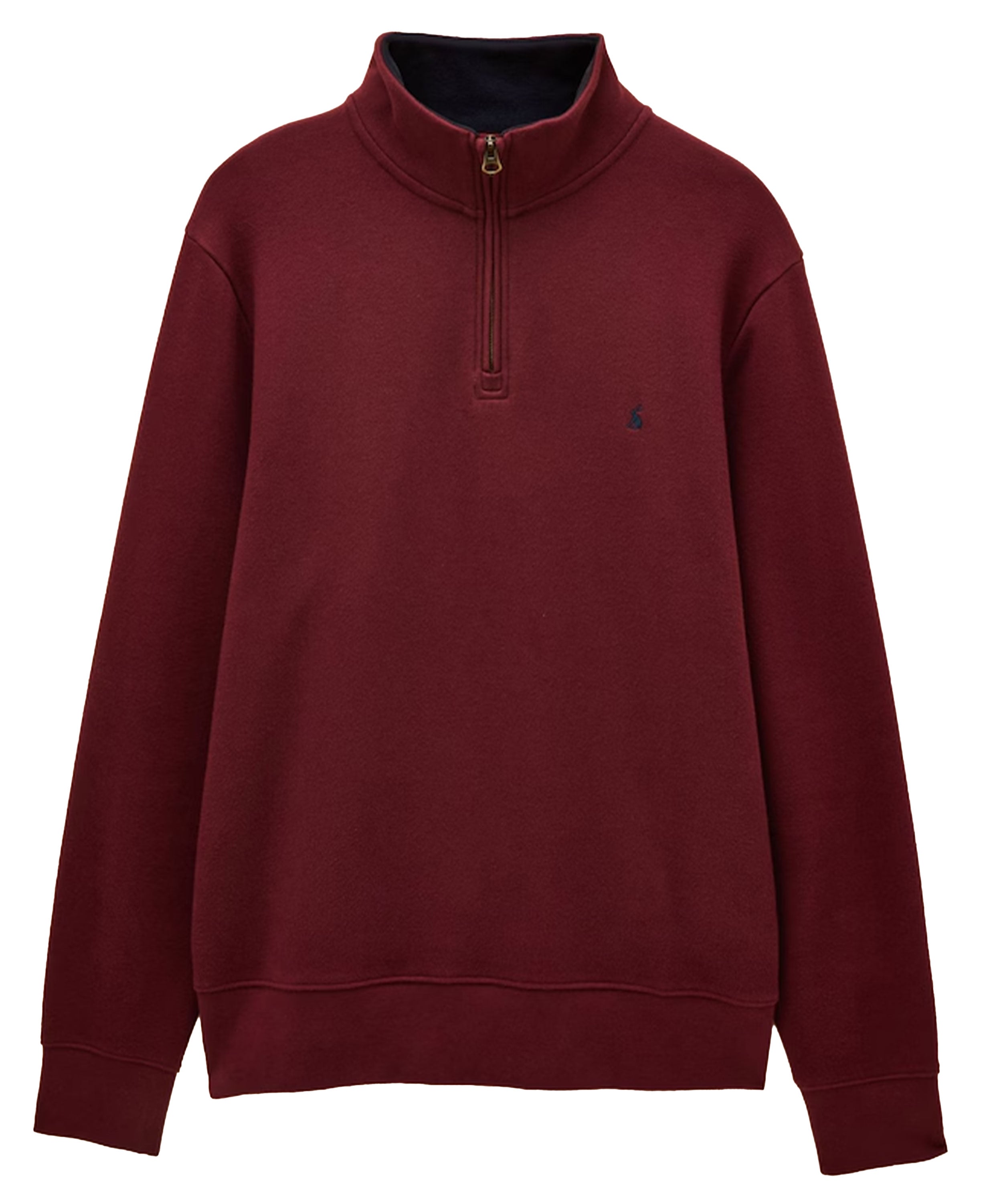 Alistair Quarter Zip - Burgundy Red