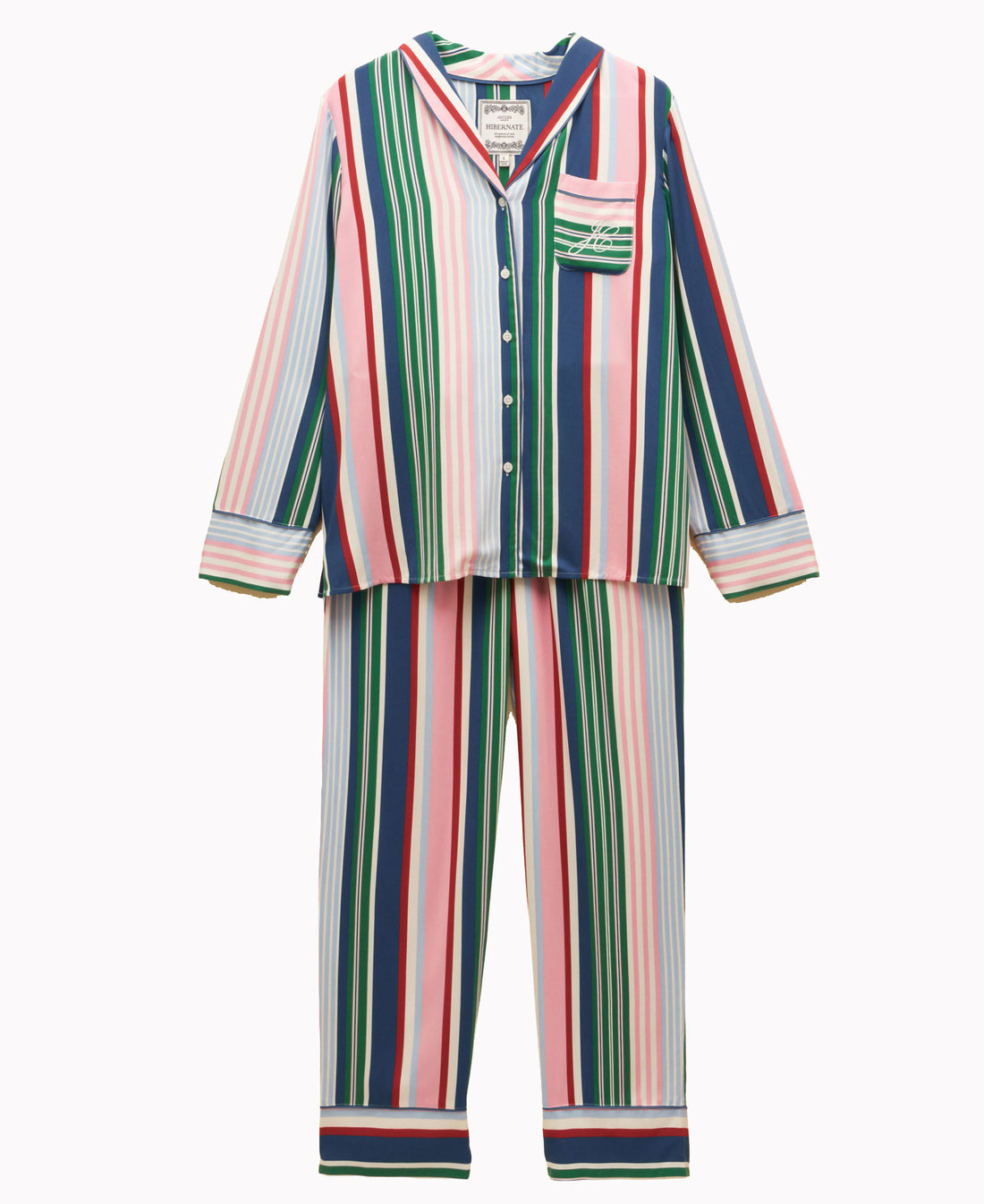 Alma Woven Pyjama Set - Multi