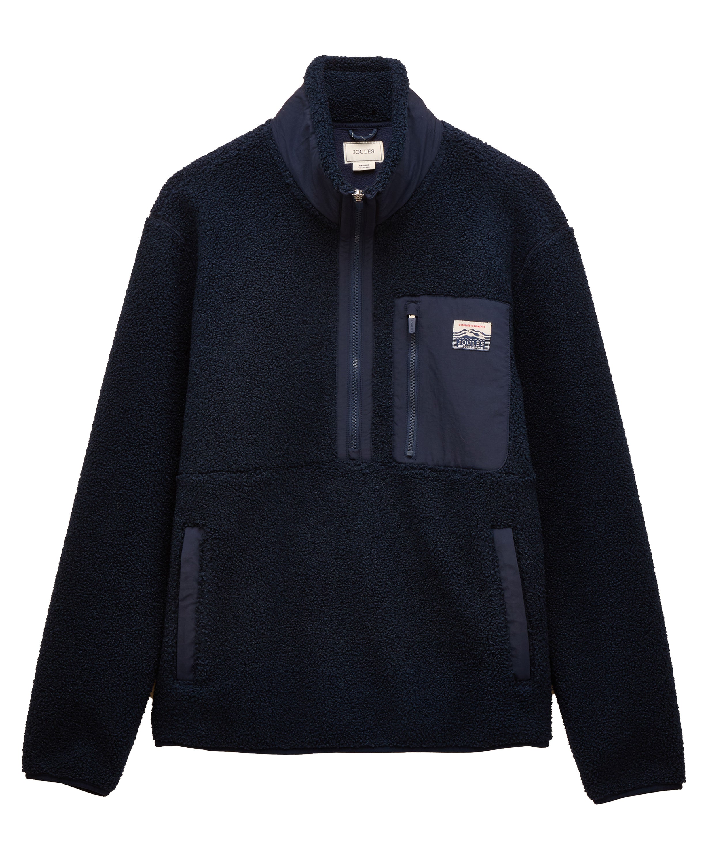 Ashford 1/4 Zip Bonded Fleece - Navy