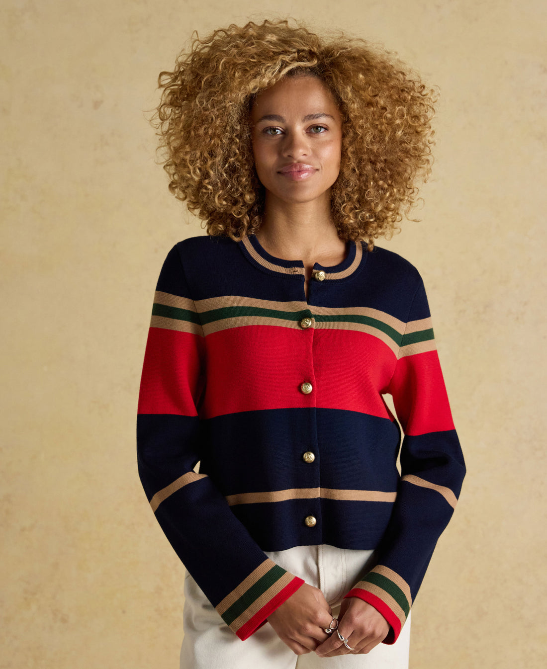 Constance Striped Cardigan - Multi