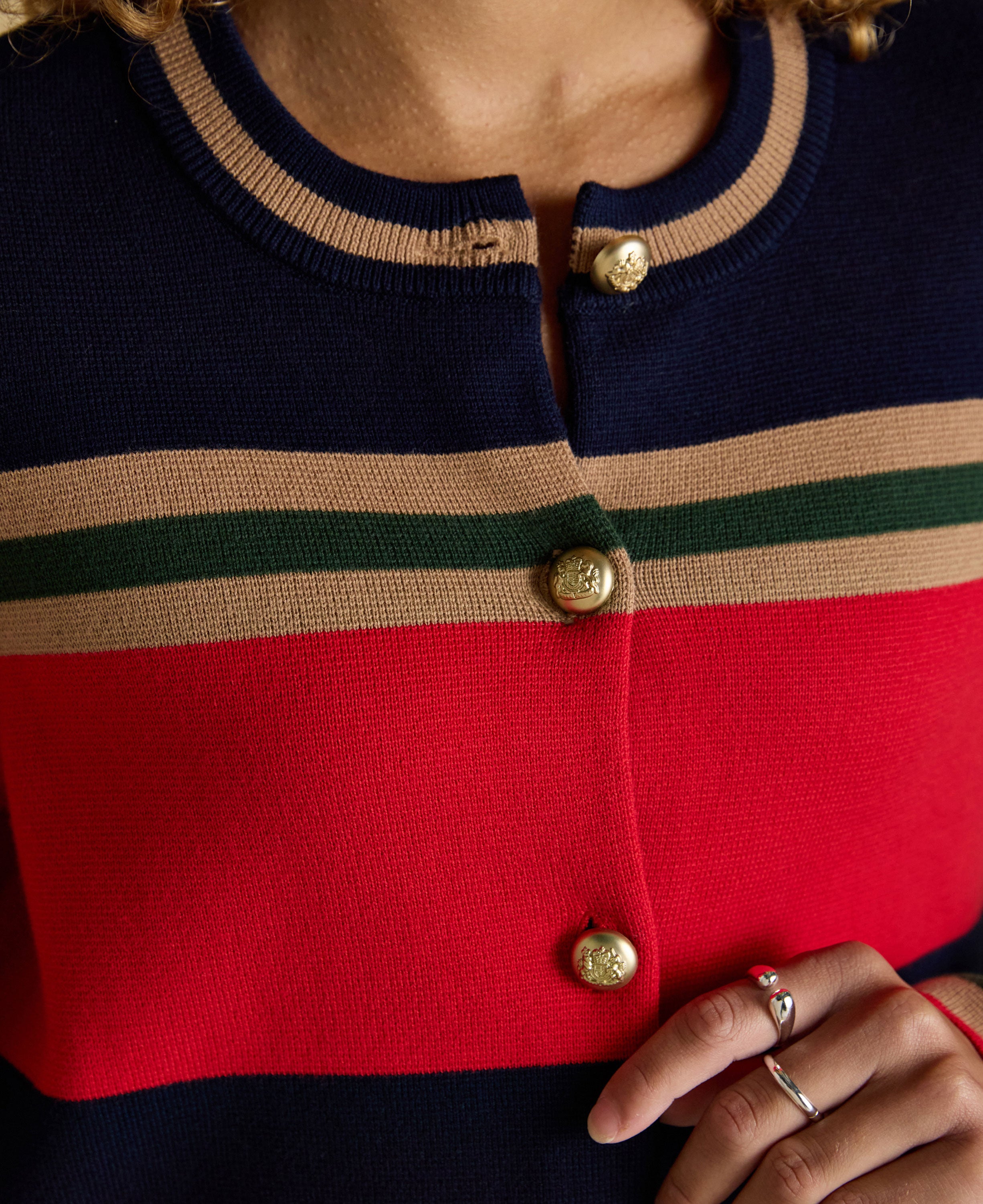 Constance Striped Cardigan - Multi