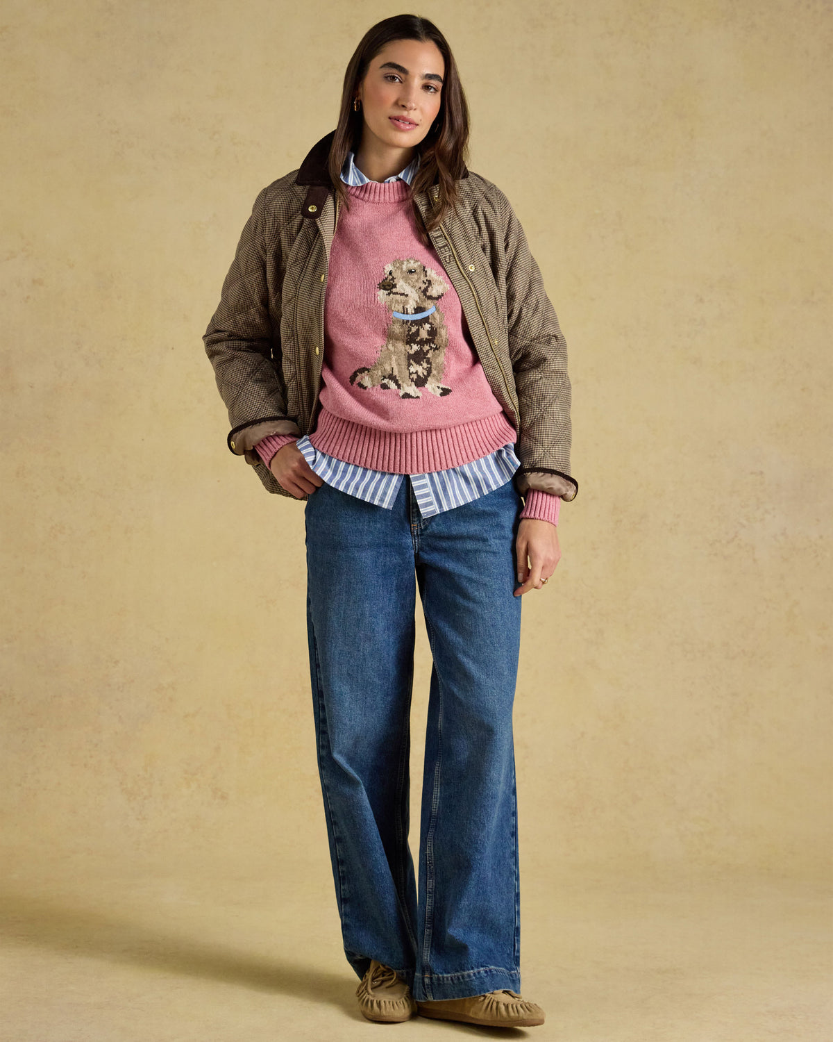 Dachshund Knit - Pink