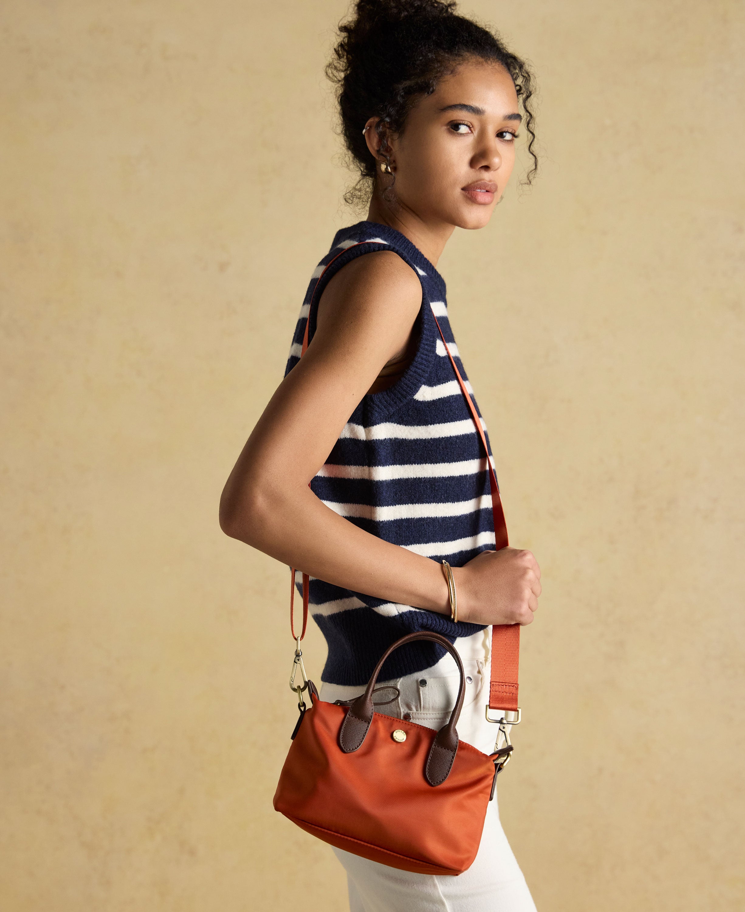 Edie Cross Body Bag Small - Orange