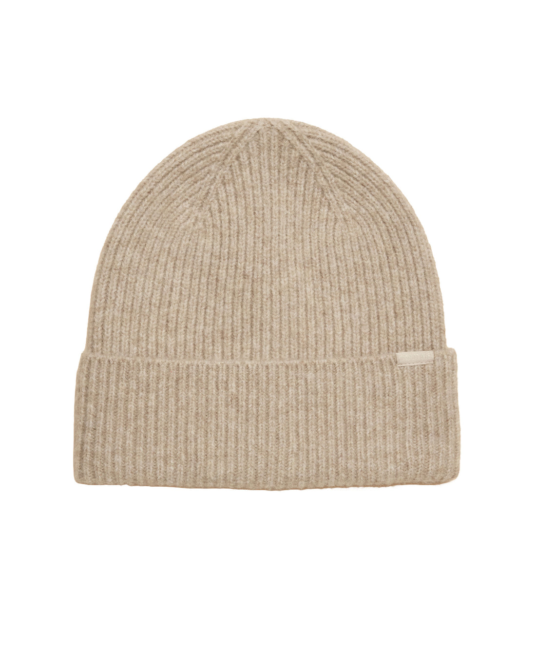 Fine Knit Beanie - Oatmeal