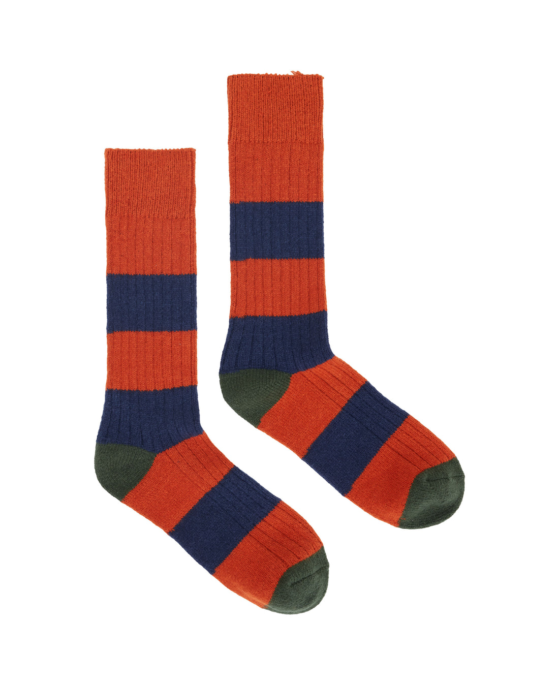Gibson Socks - Orange/Navy