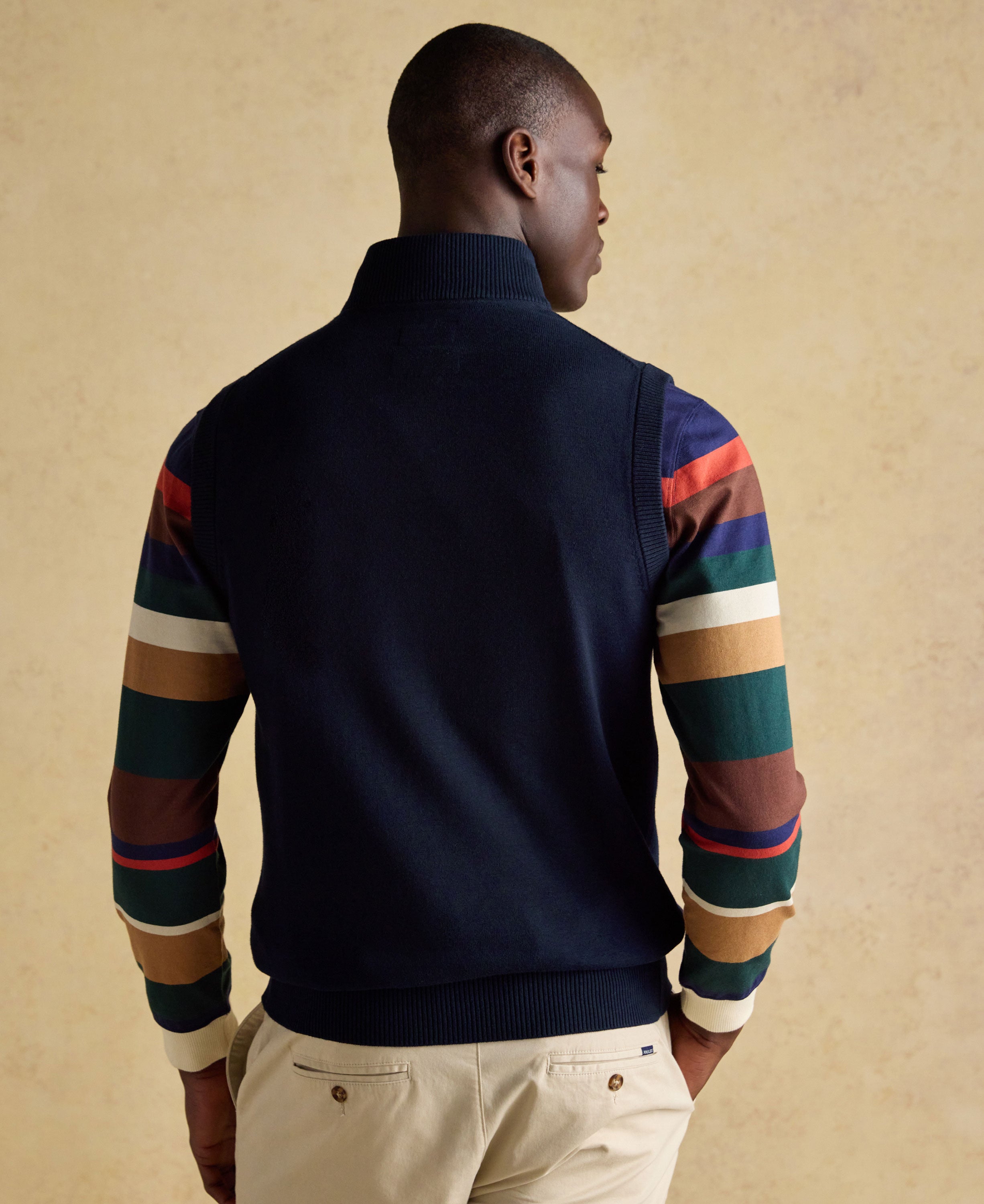 Hillside 1/4 Zip Tank Top - Navy