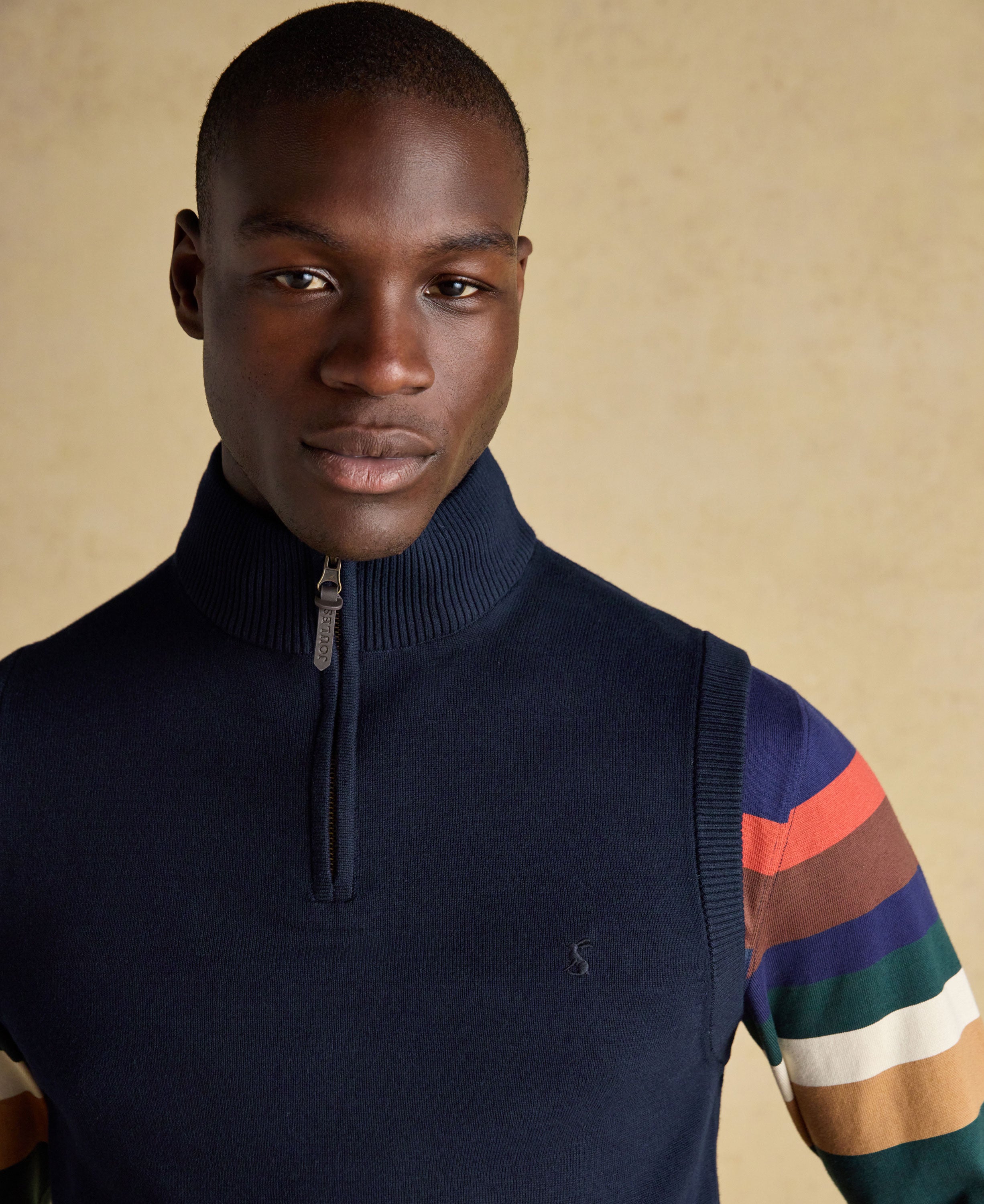 Hillside 1/4 Zip Tank Top - Navy
