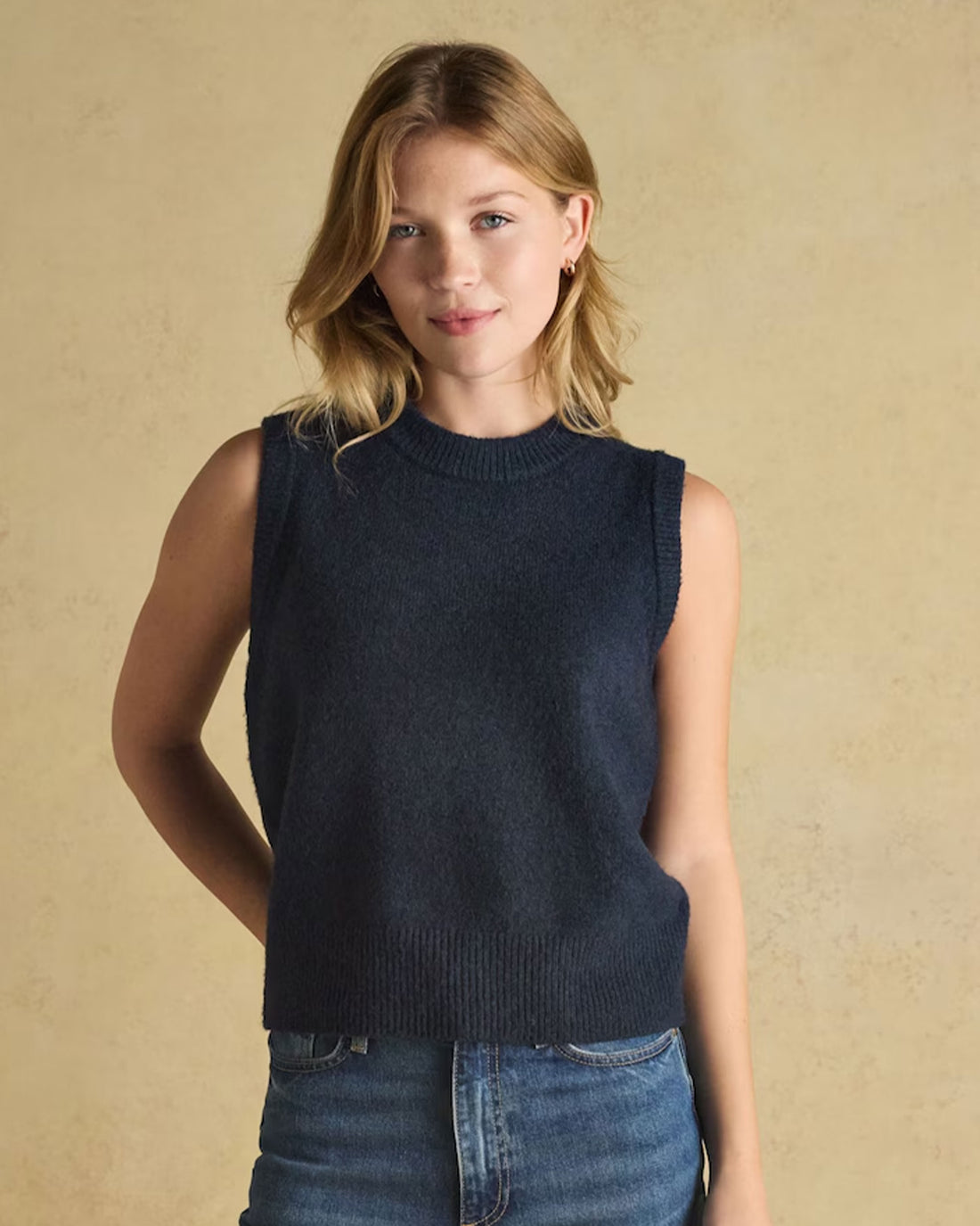 Holly Tank - Navy