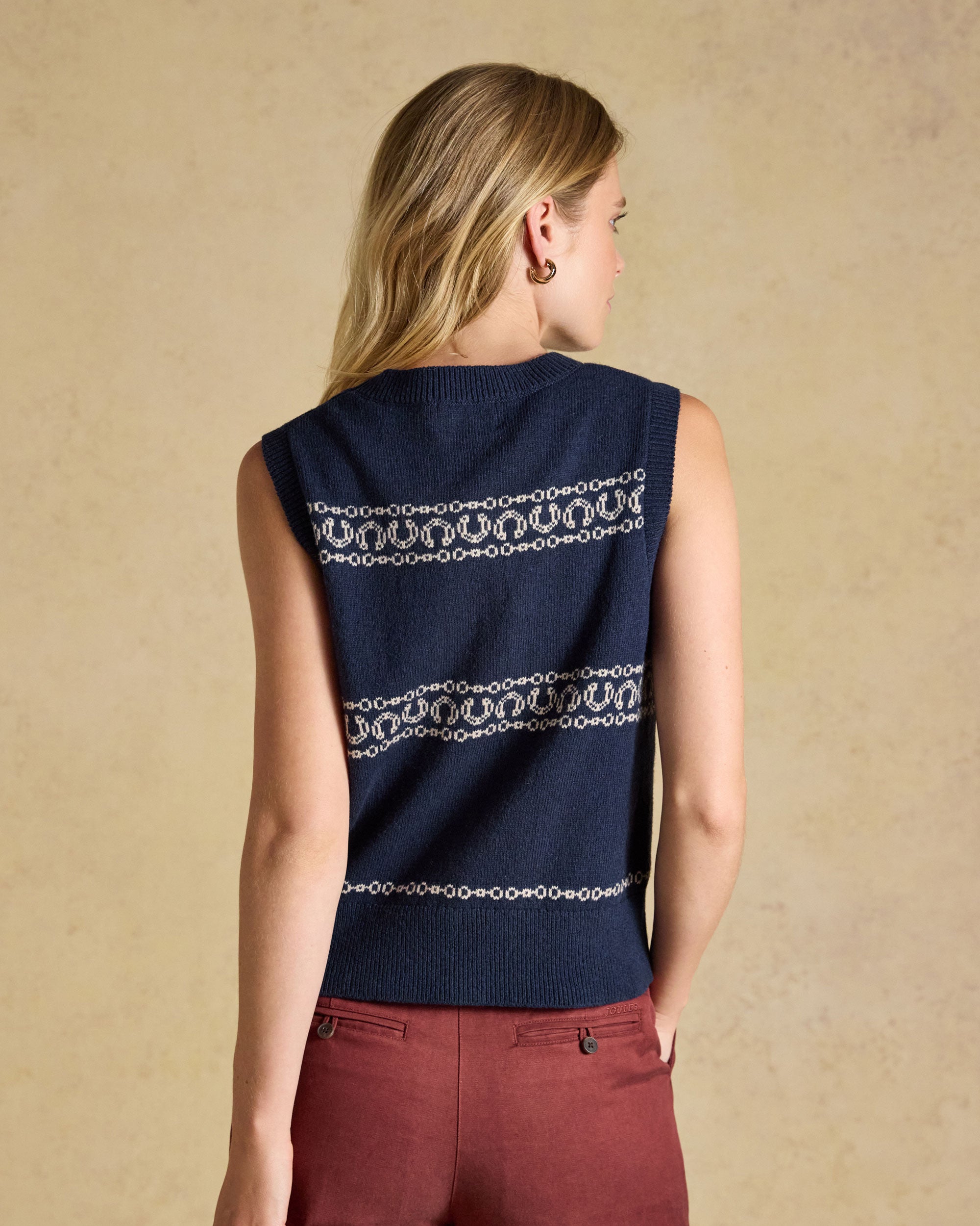 Horse Icon Tank - Navy